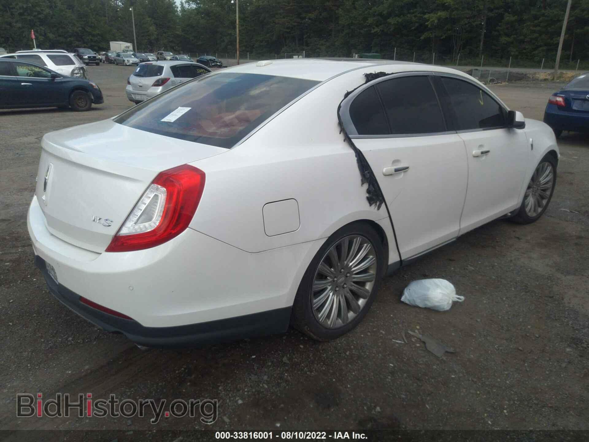 2013 LINCOLN MKS - VIN: 1LNHL9DK4DG617954 - Фото 4