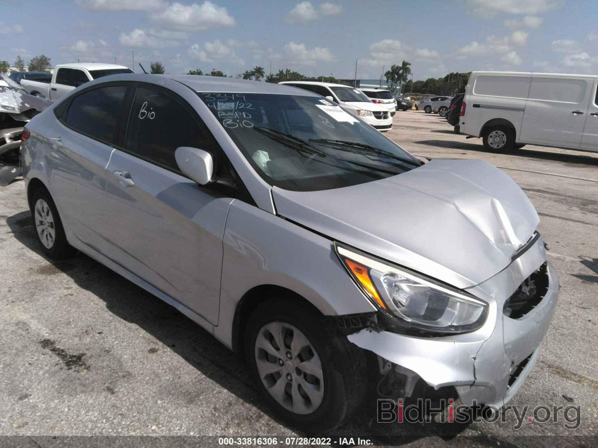 Photo KMHCT4AE7GU043349 - HYUNDAI ACCENT 2016