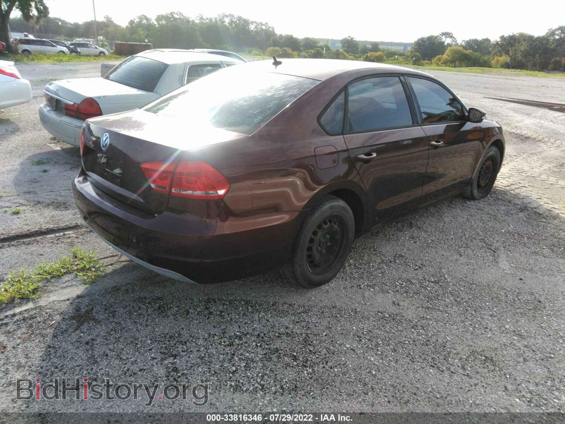 2013 VOLKSWAGEN PASSAT - VIN: 1VWAP7A34DC037622 - Фото 4