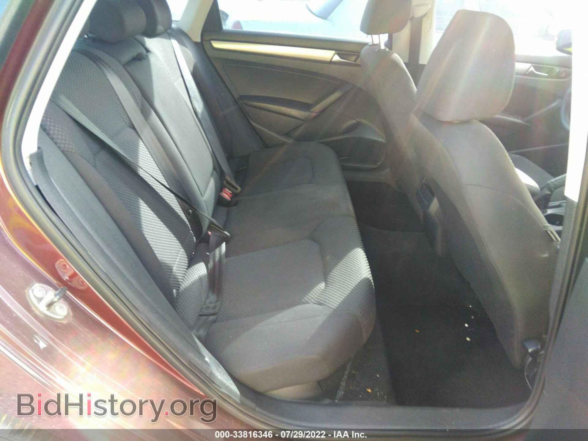 2013 VOLKSWAGEN PASSAT - VIN: 1VWAP7A34DC037622 - Фото 8