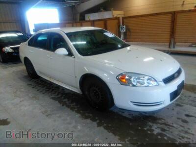 2009 Chevrolet IMPALA 3.5L LT, белый — VIN 2G1WT57K891160188, IAAI