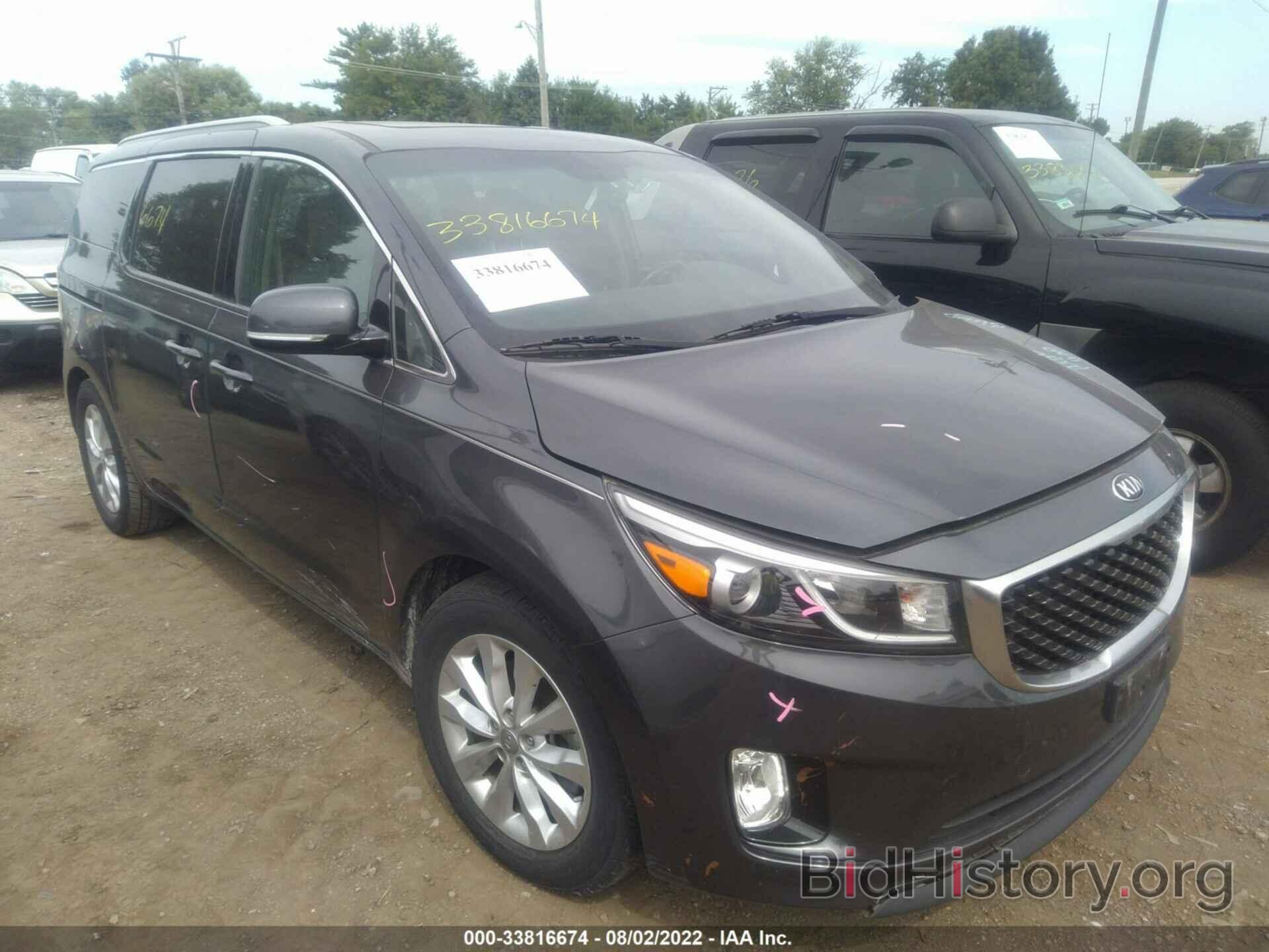 Photo KNDMC5C10G6162356 - KIA SEDONA 2016