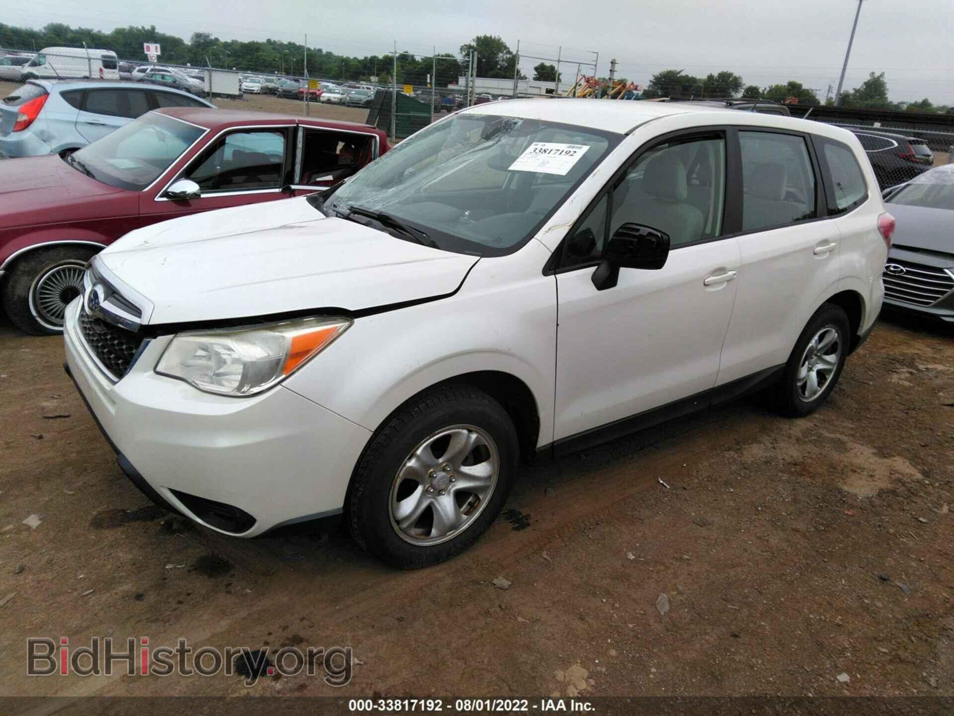 2014 SUBARU FORESTER - VIN: JF2SJAAC7EG457991 - Фото 2