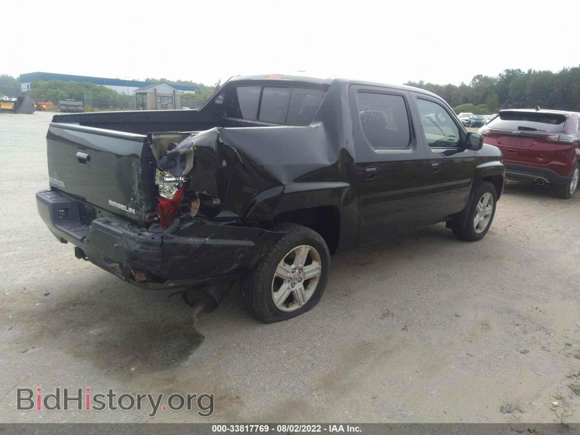 2011 HONDA RIDGELINE - VIN: 5FPYK1F57BB009859 - Фото 4