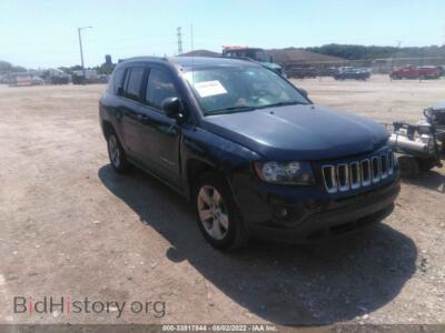 2012 Jeep COMPASS Latitude, синий — VIN 1C4NJDEBXCD625782, IAAI