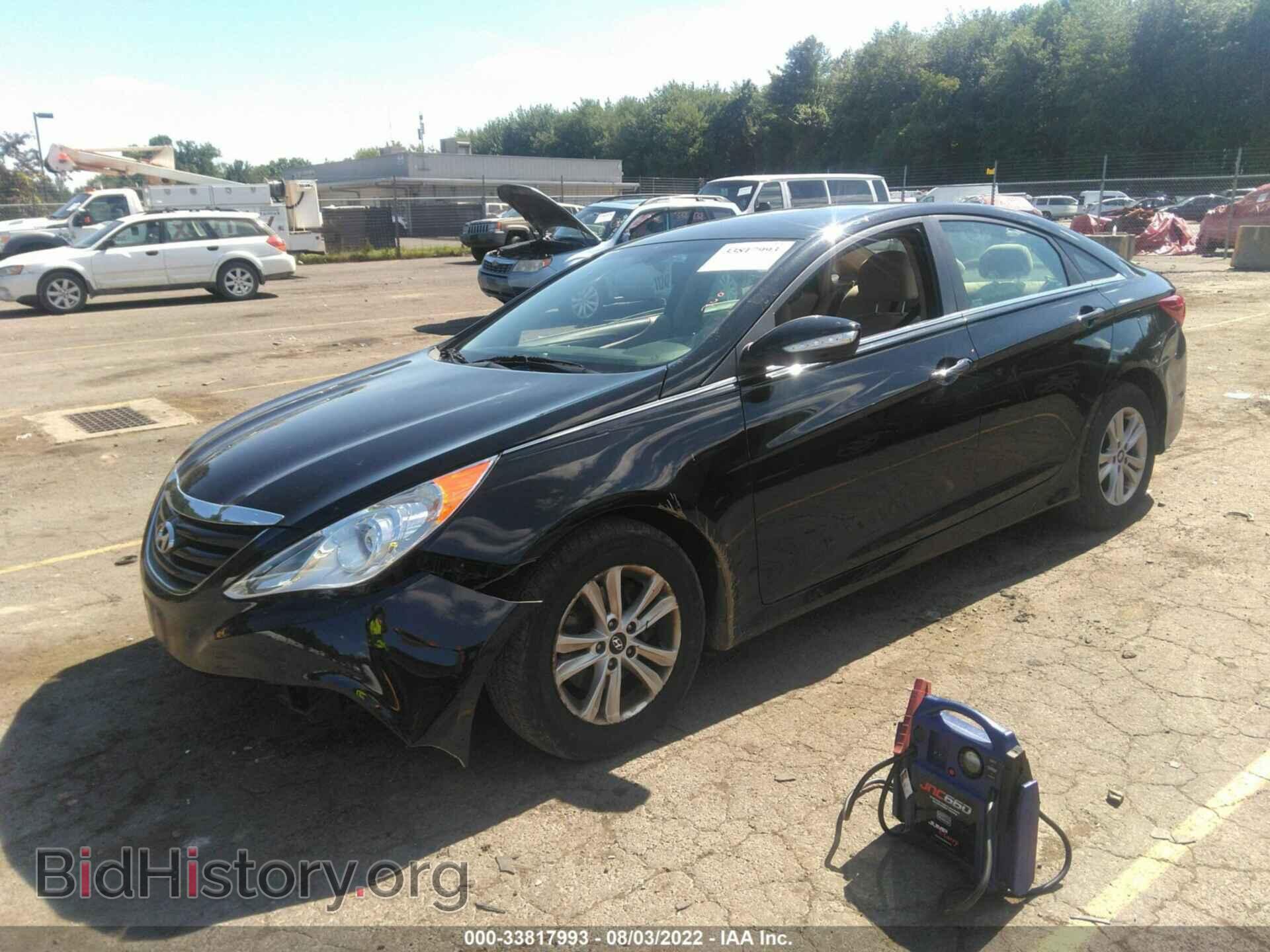 2014 HYUNDAI SONATA - VIN: 5NPEB4AC0EH900357 - Фото 2