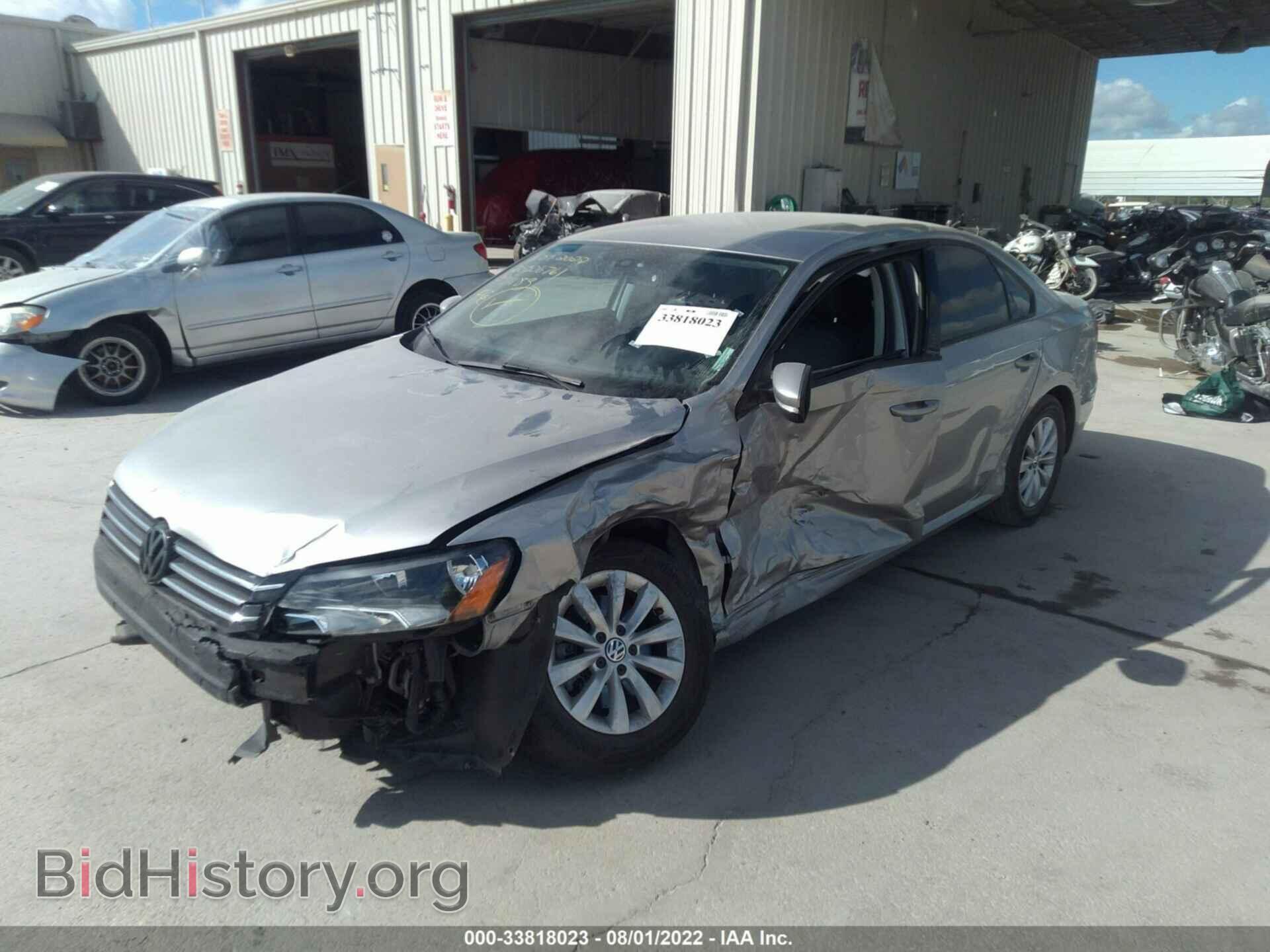 2014 VOLKSWAGEN PASSAT - VIN: 1VWAT7A33EC091183 - Фото 2