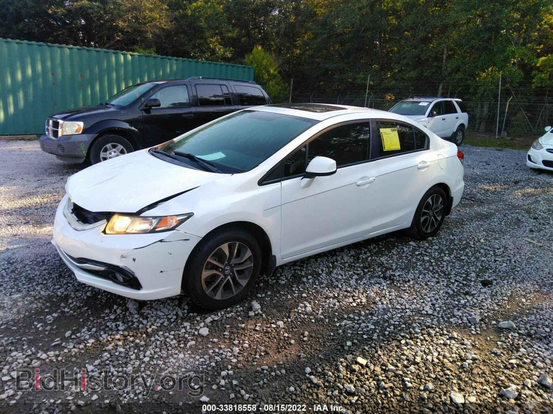 2013 HONDA CIVIC SDN - VIN: 19XFB2F96DE087082 - Фото 2