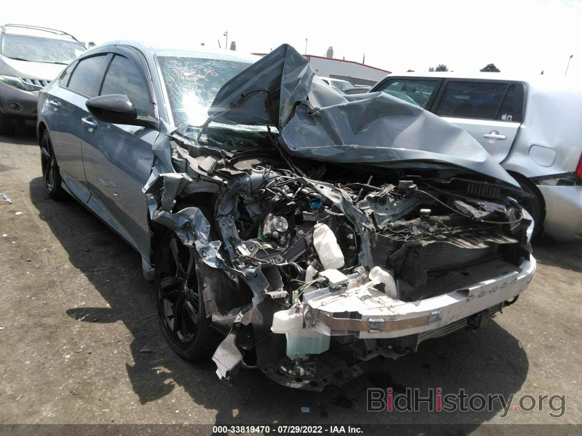 Фотография 1HGCV1F30MA021468 - HONDA ACCORD SEDAN 2021