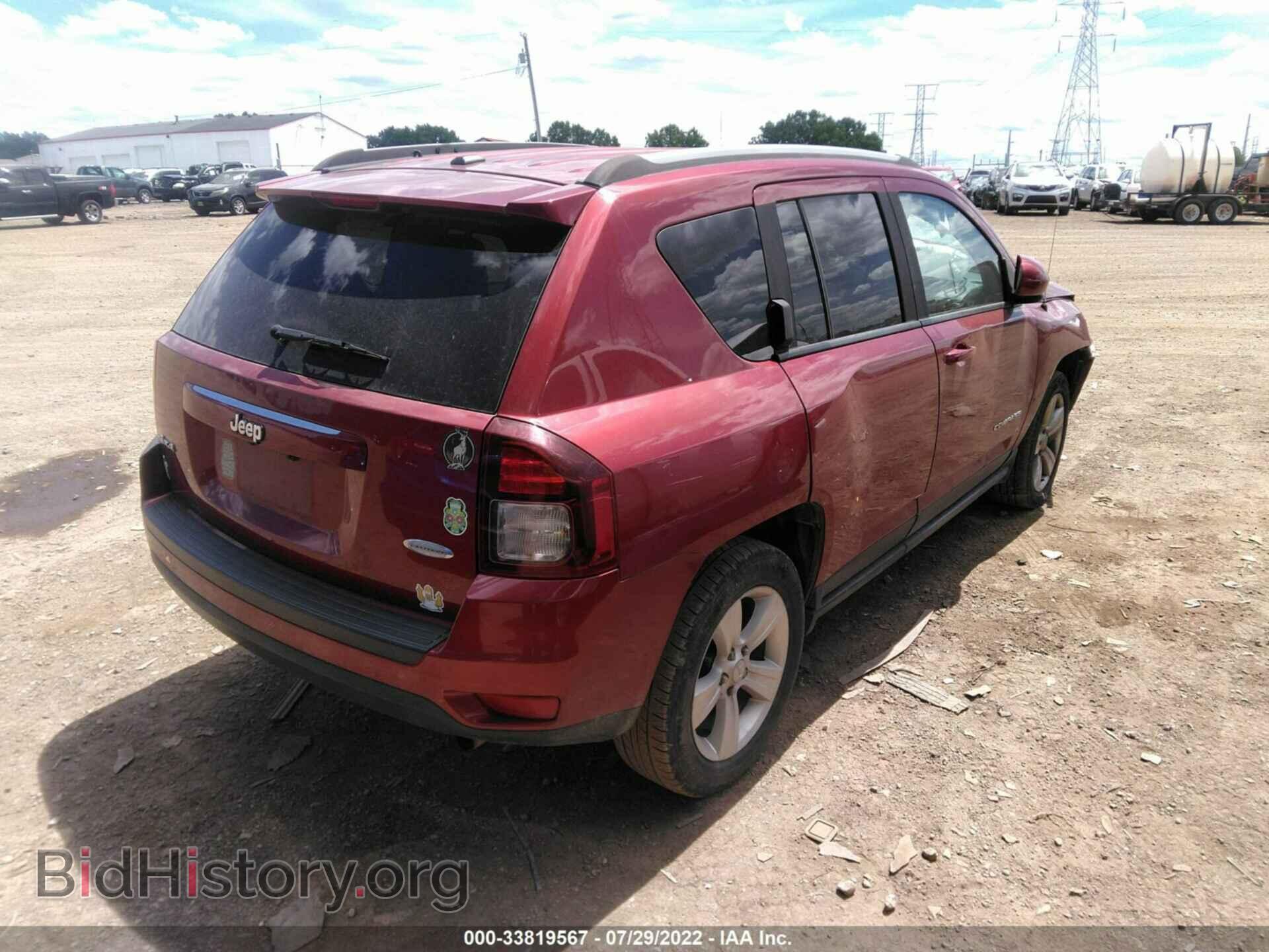 2016 JEEP COMPASS - VIN: 1C4NJDEB2GD616970 - Фото 4