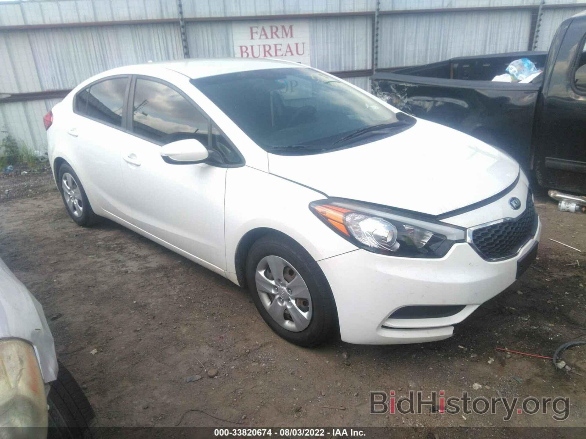 Photo KNAFK4A62G5582434 - KIA FORTE 2016