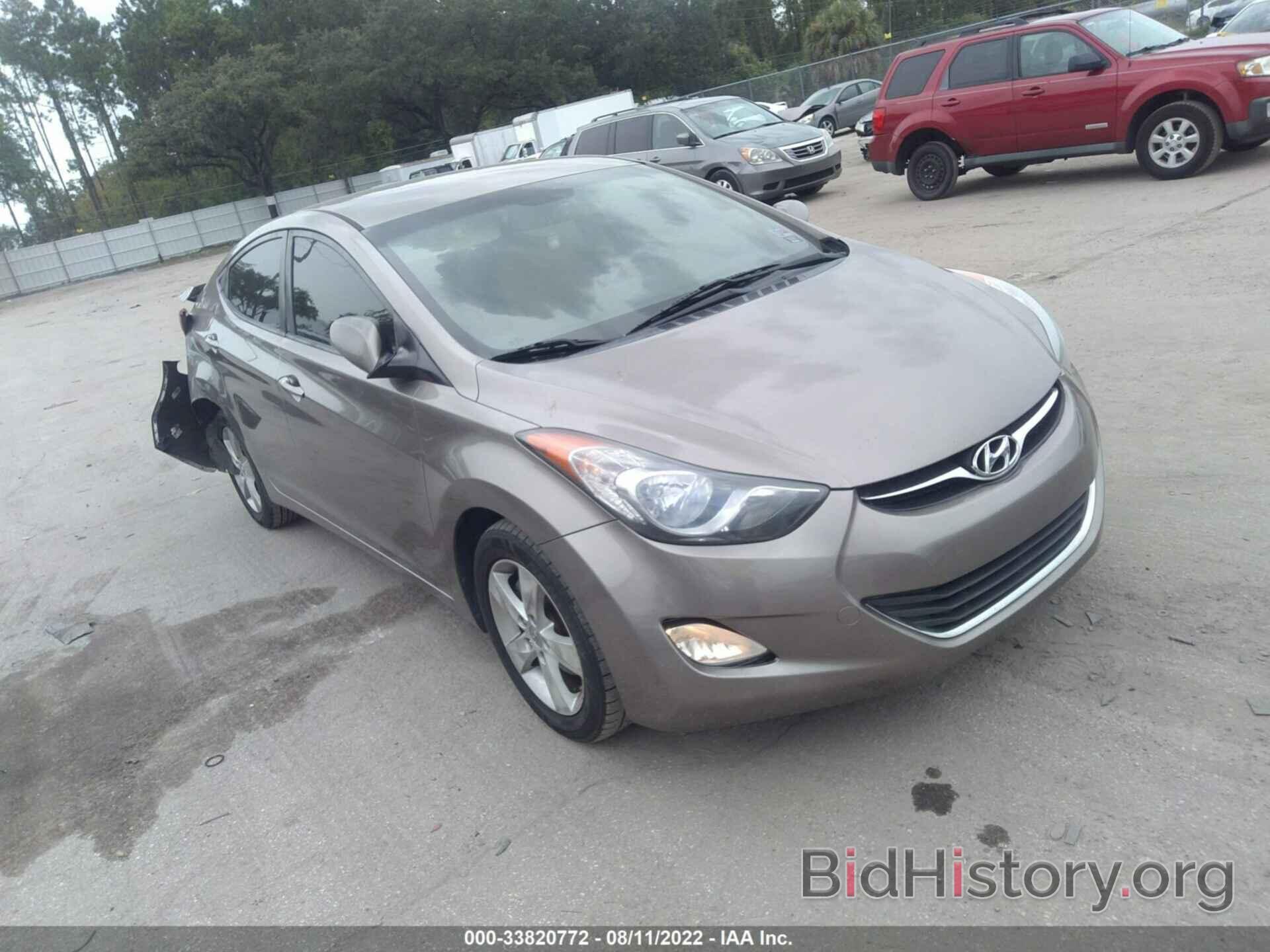 Photo 5NPDH4AE2CH110485 - HYUNDAI ELANTRA 2012