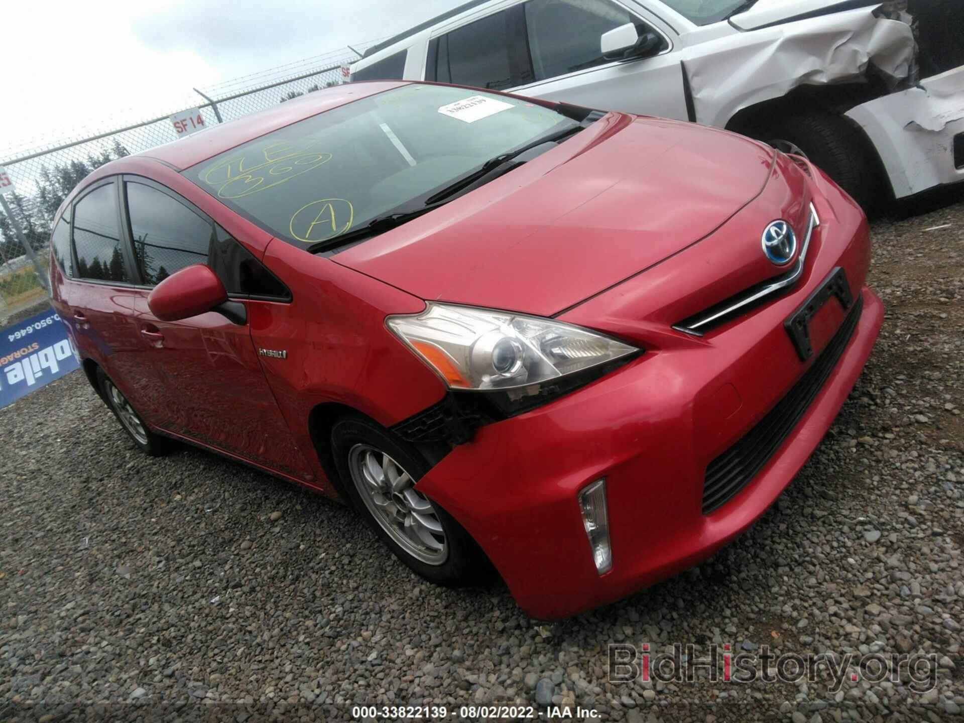 Photo JTDZN3EU1C3027104 - TOYOTA PRIUS V 2012