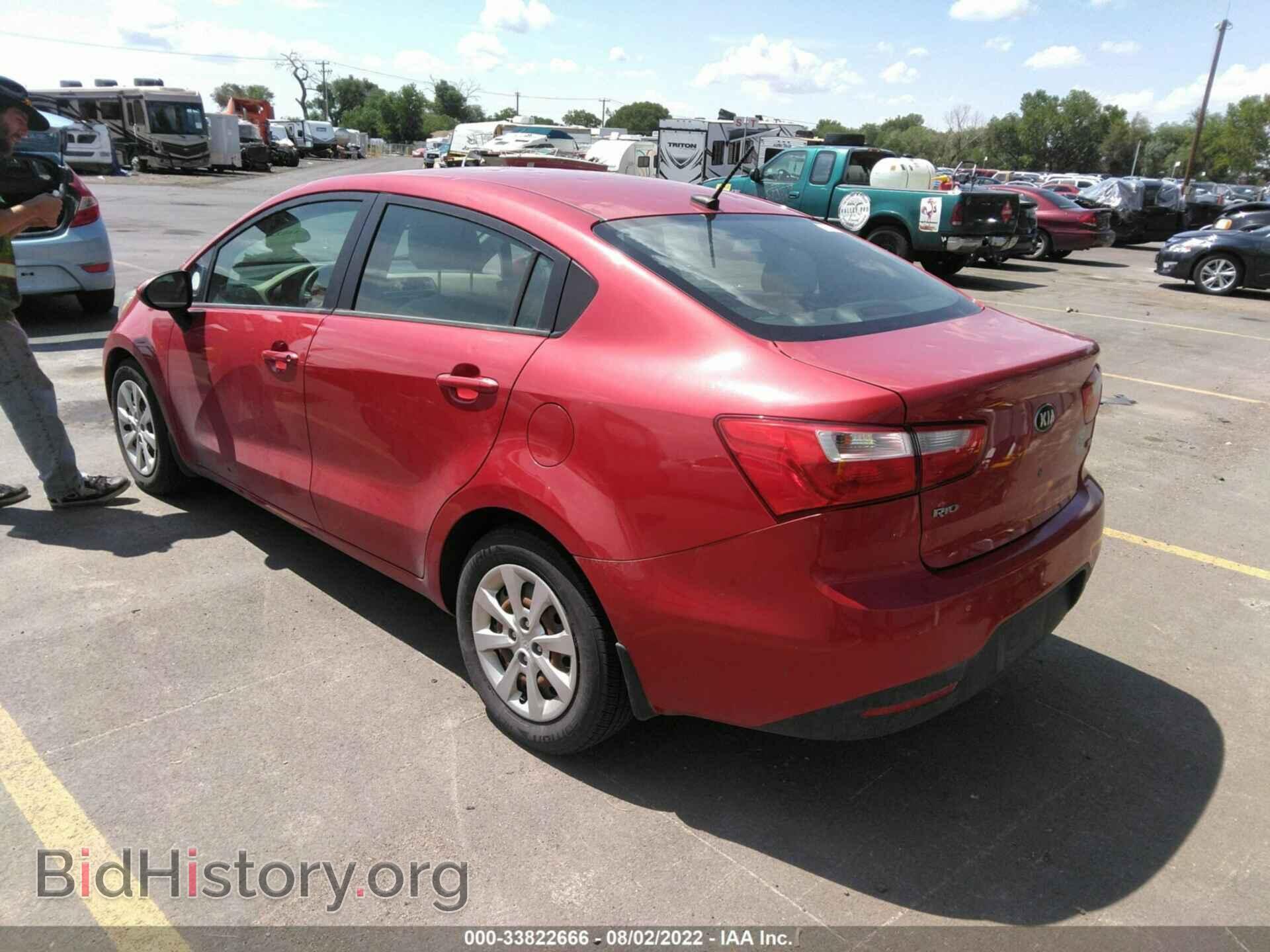 2013 KIA RIO - VIN: KNADM4A3XD6244325 - Фото 3