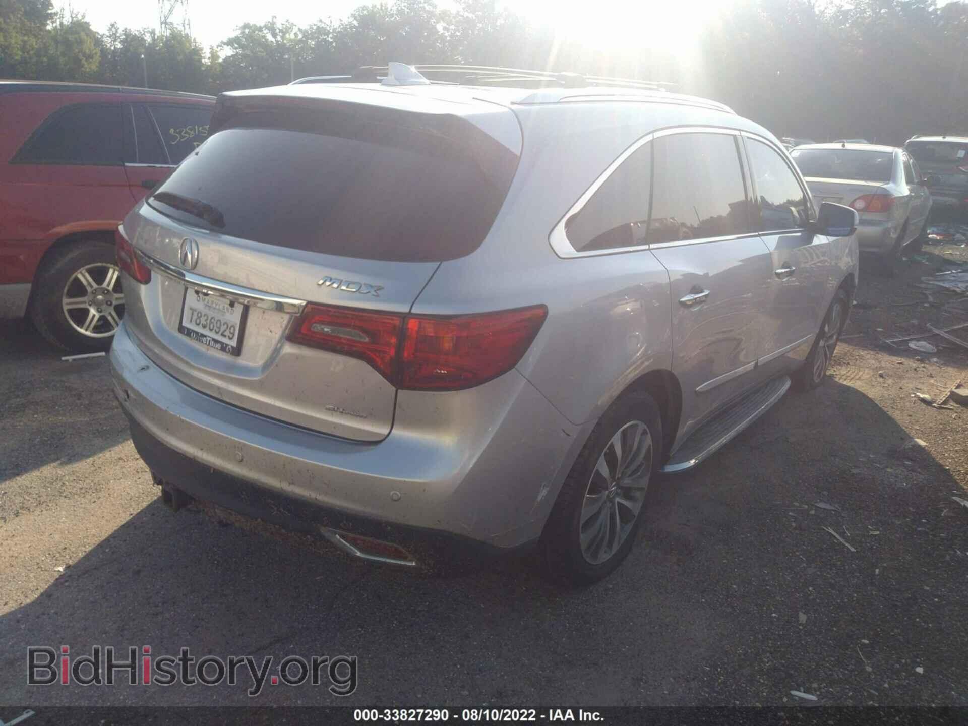 2014 ACURA MDX - VIN: 5FRYD4H44EB003576 - Фото 4
