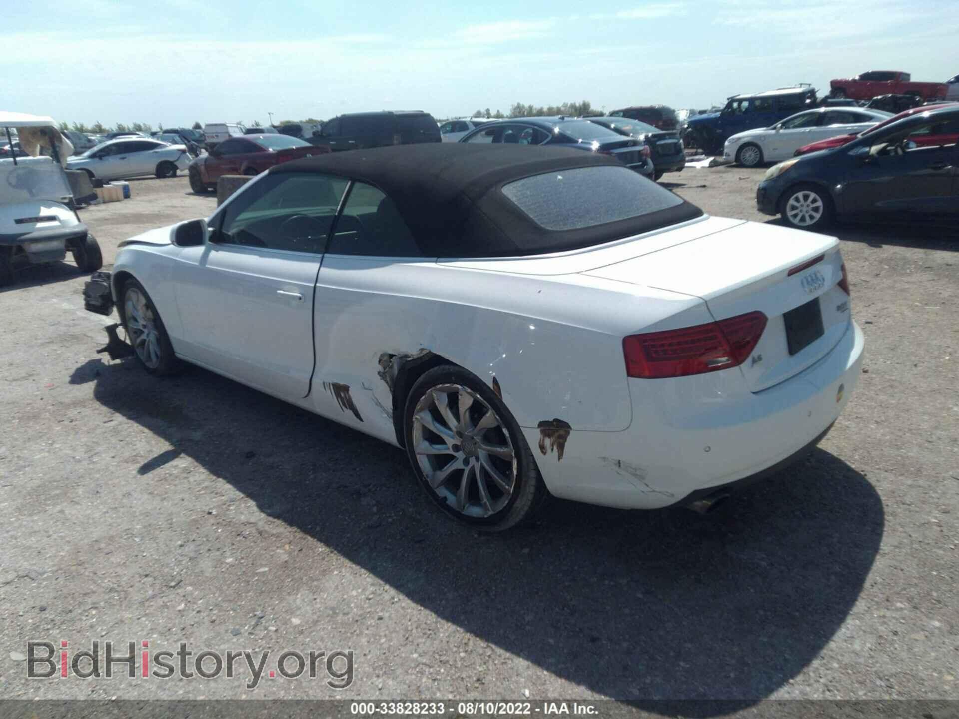 2013 AUDI A5 - VIN: WAULFAFH5DN005067 - Photo 3