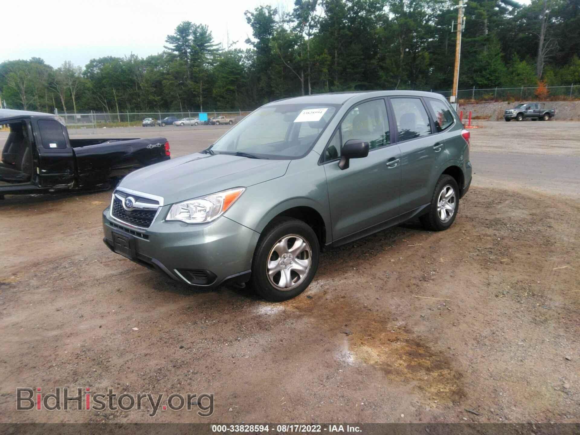 2014 SUBARU FORESTER - VIN: JF2SJAAC4EH496158 - Фото 2