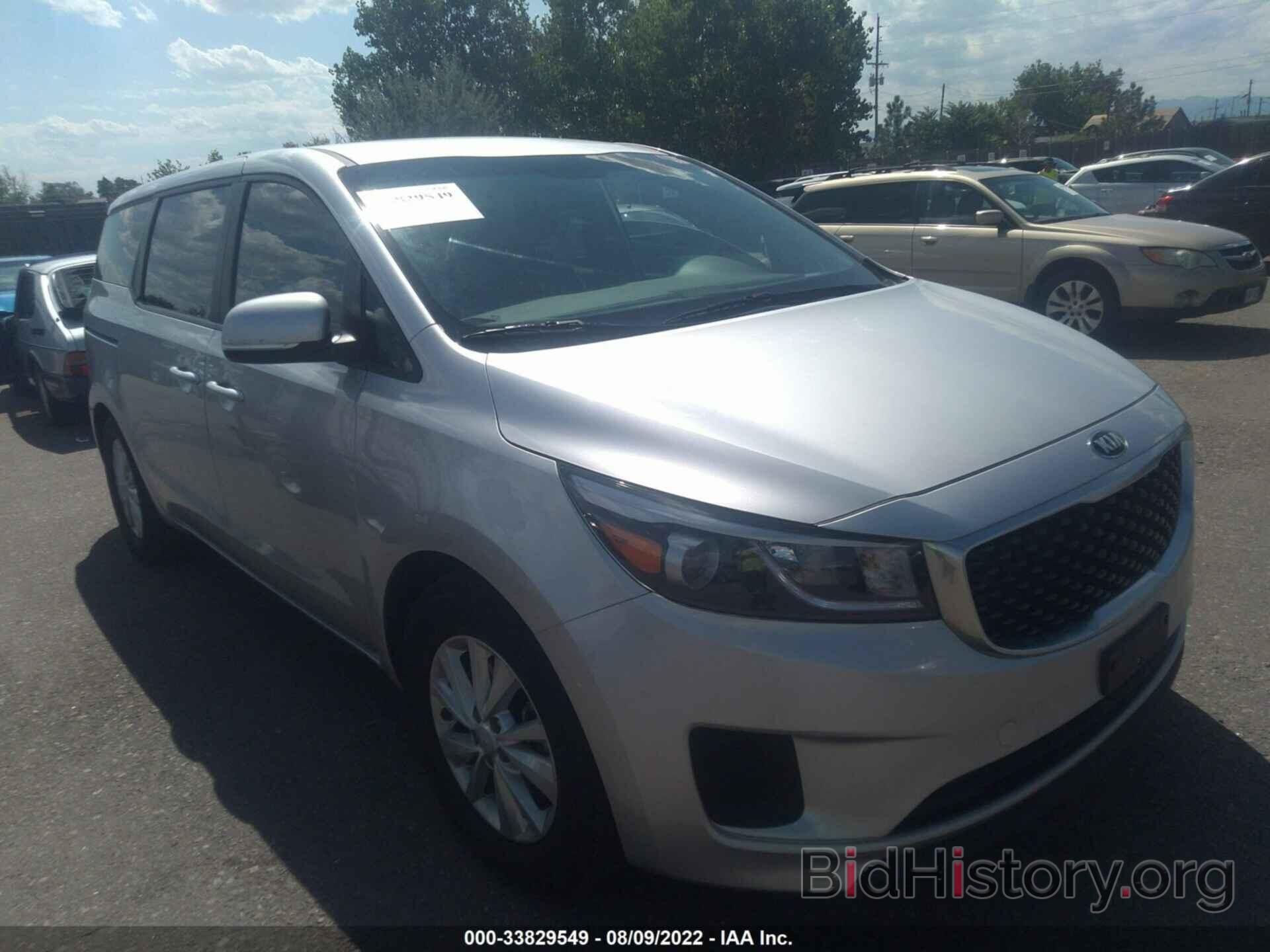 Photo KNDMB5C14H6242375 - KIA SEDONA 2017