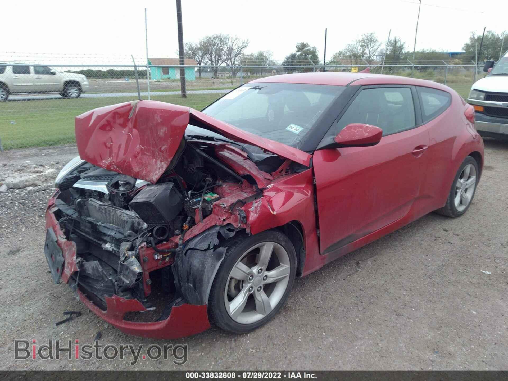 2014 HYUNDAI VELOSTER - VIN: KMHTC6AD2EU217635 - Фото 2