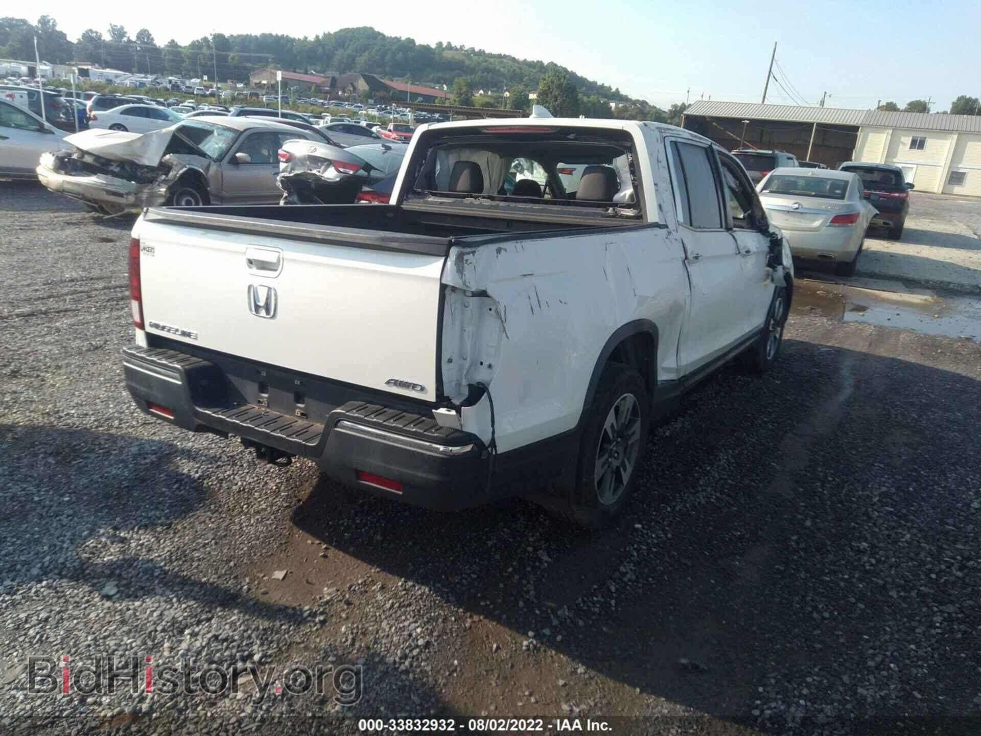 2017 HONDA RIDGELINE - VIN: 5FPYK3F68HB026778 - Фото 4