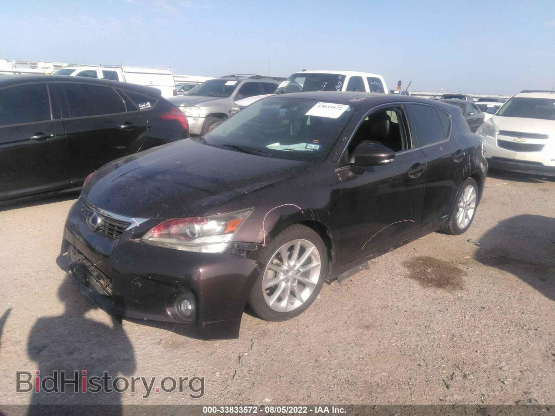2012 LEXUS CT 200H - VIN: JTHKD5BH2C2093091 - Photo 2