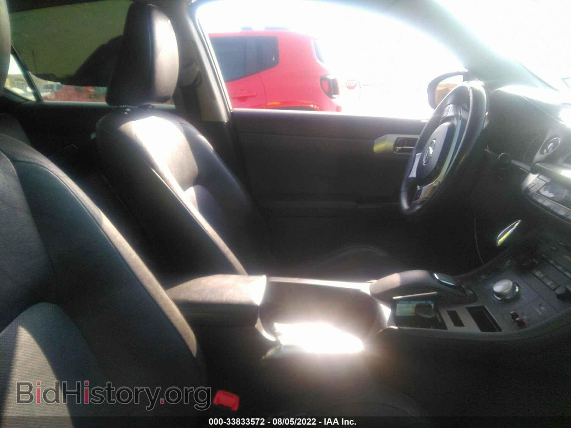 2012 LEXUS CT 200H - VIN: JTHKD5BH2C2093091 - Photo 5
