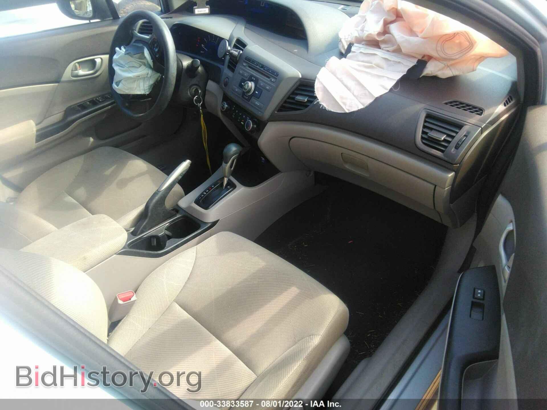 2012 HONDA CIVIC SDN - VIN: 2HGFB2F59CH518645 - Фото 5