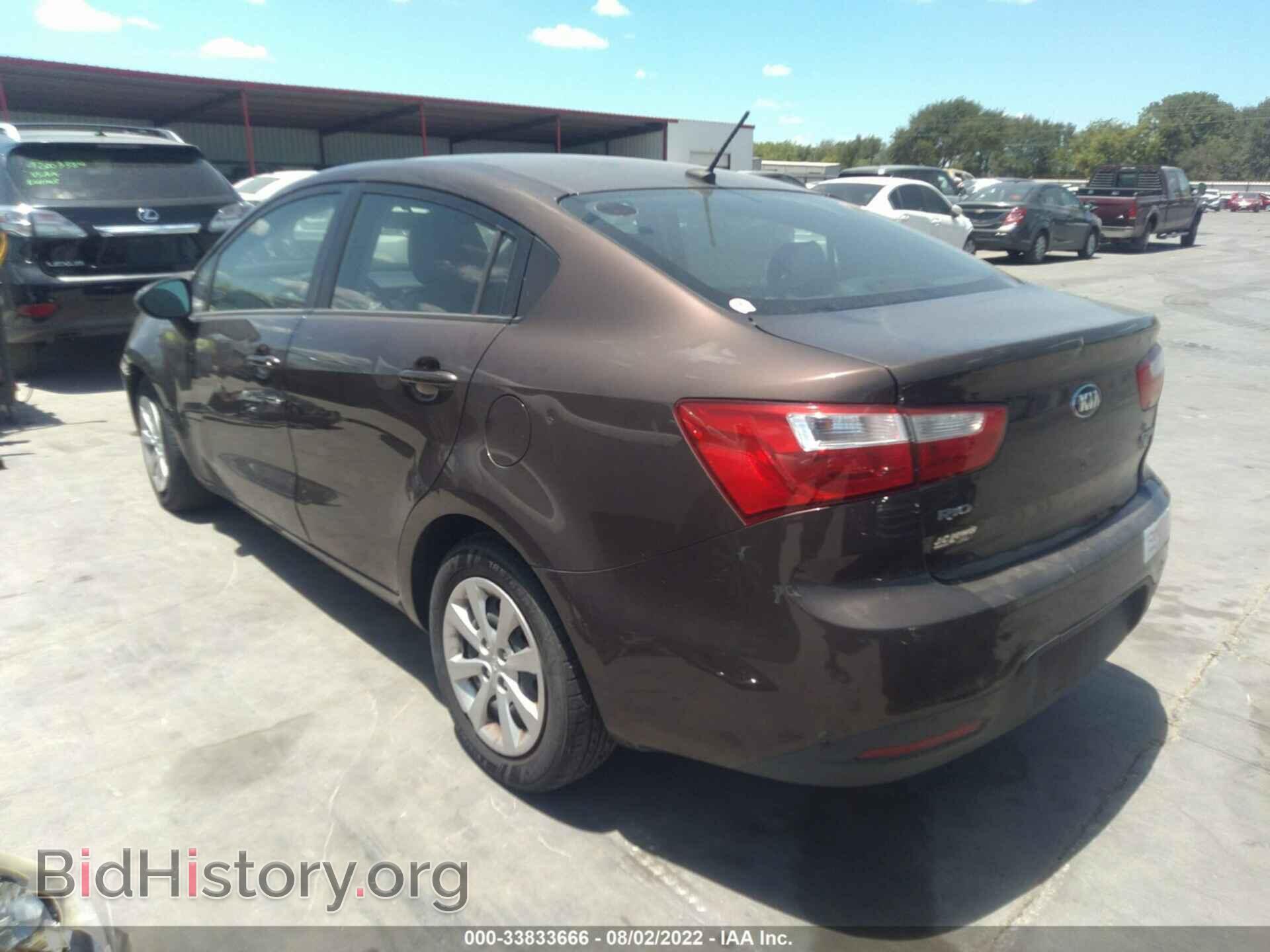 2013 KIA RIO - VIN: KNADN4A34D6158862 - Фото 3