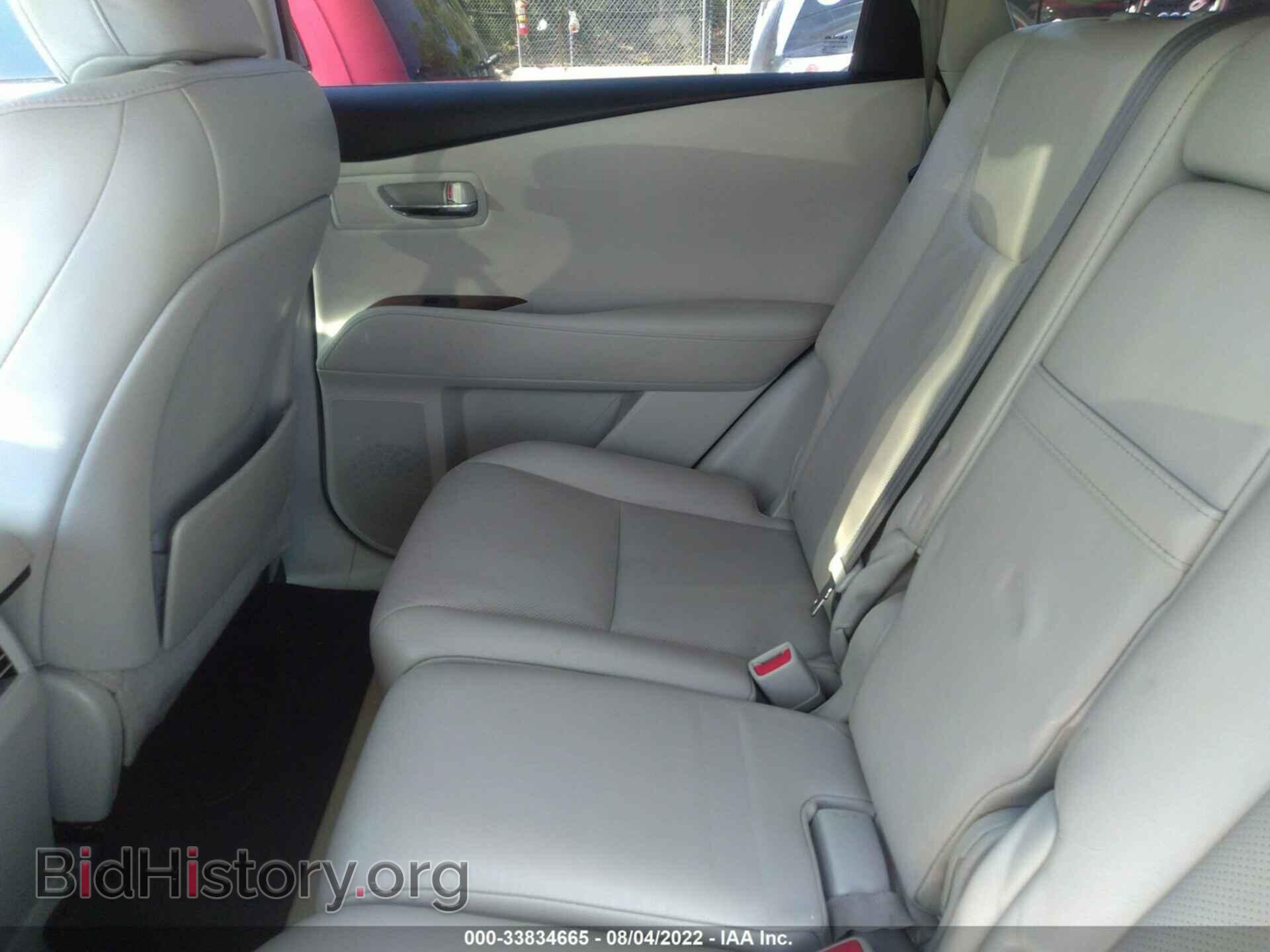 2011 LEXUS RX 350 - VIN: 2T2BK1BA7BC083266 - Фото 8