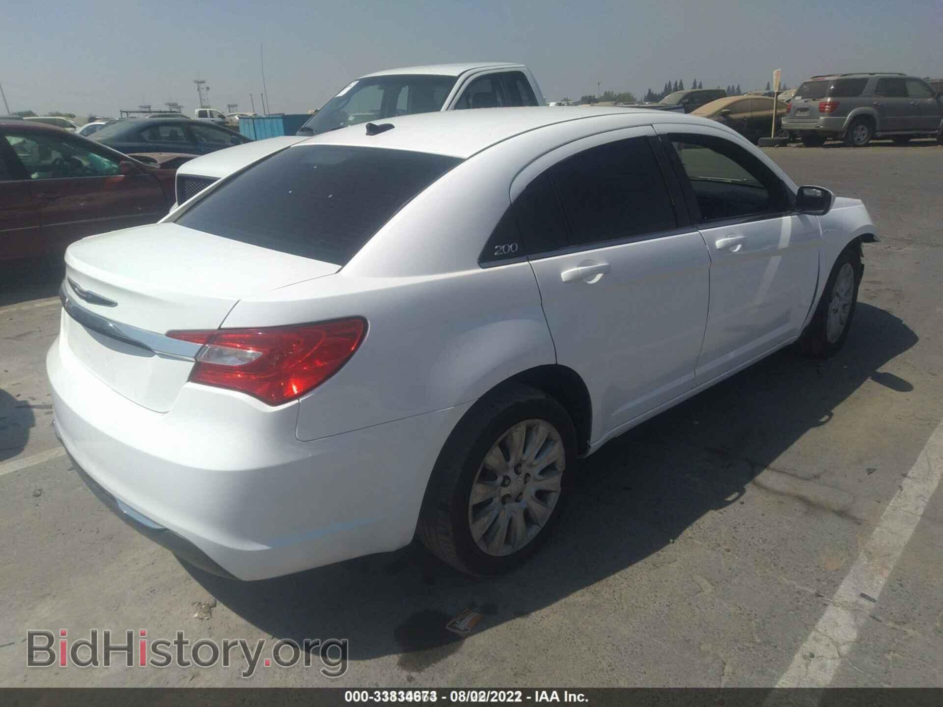 2012 CHRYSLER 200 - VIN: 1C3CCBAB1CN129943 - Фото 4