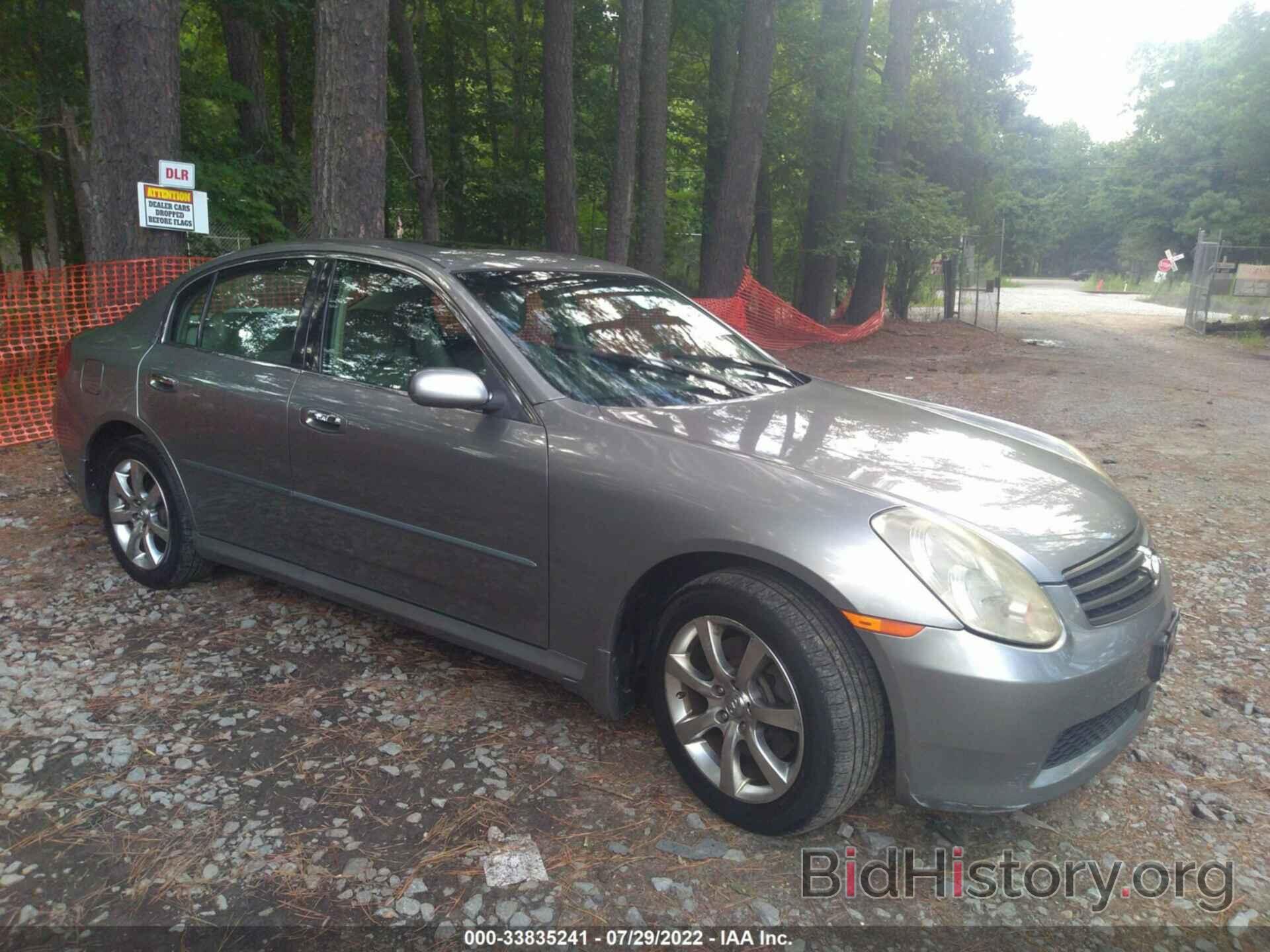 Photo JNKCV51F56M610779 - INFINITI G35 SEDAN 2006