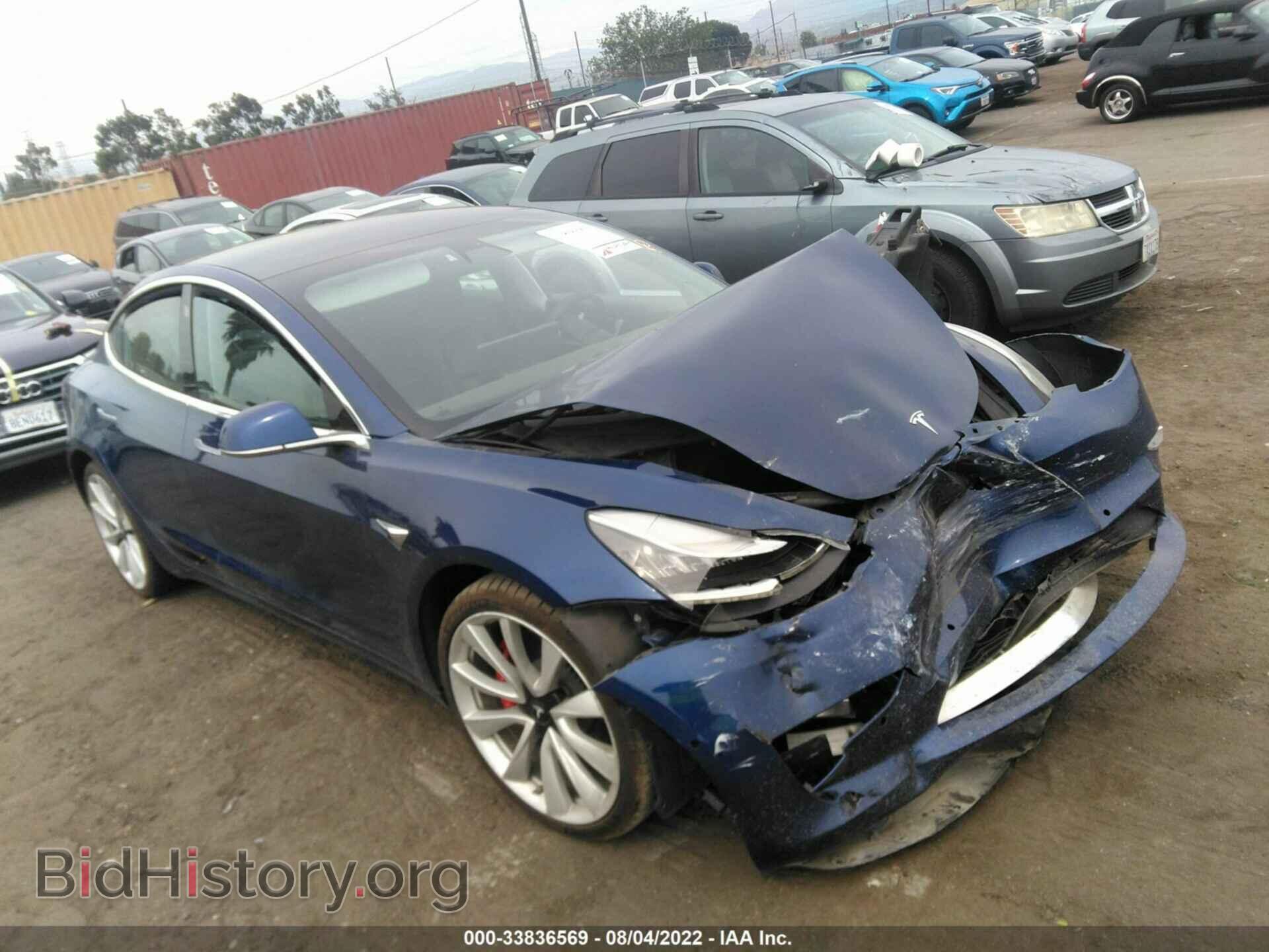 Photo 5YJ3E1EB4KF438345 - TESLA MODEL 3 2019