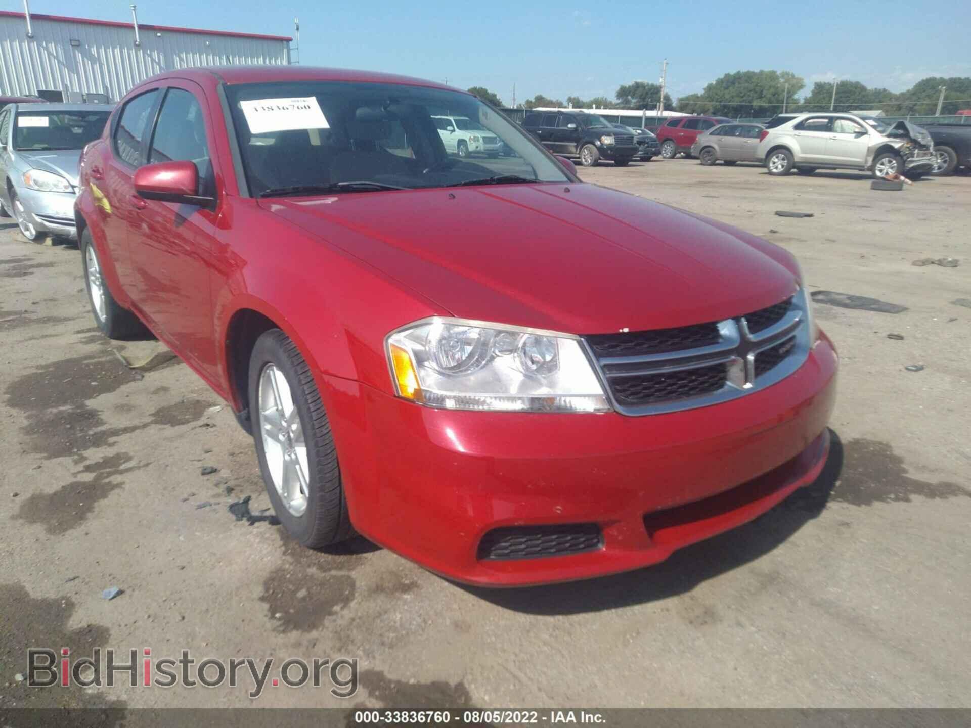 Photo 1C3CDZCB2CN161755 - DODGE AVENGER 2012