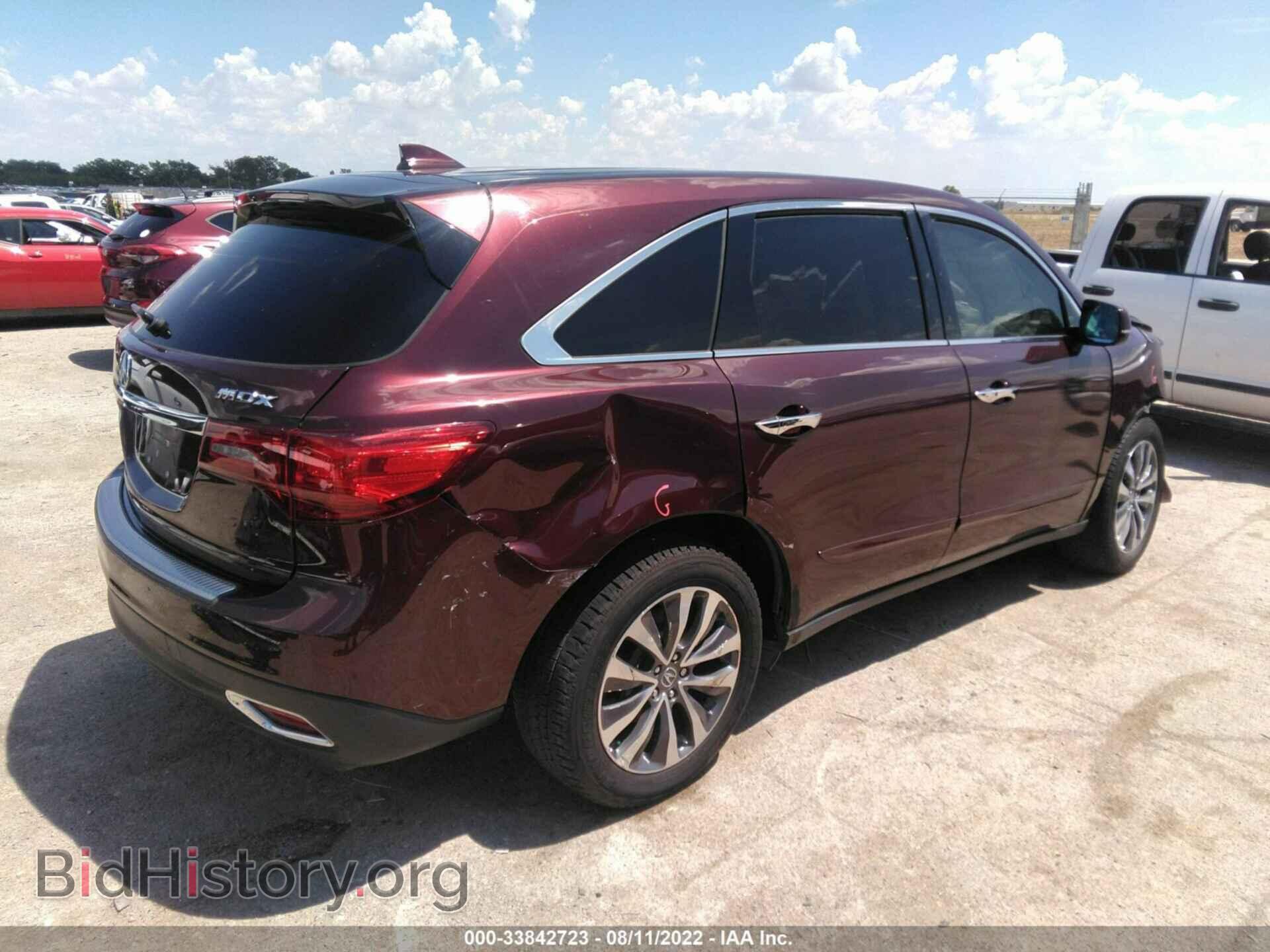 2015 ACURA MDX - VIN: 5FRYD3H48FB011000 - Фото 4