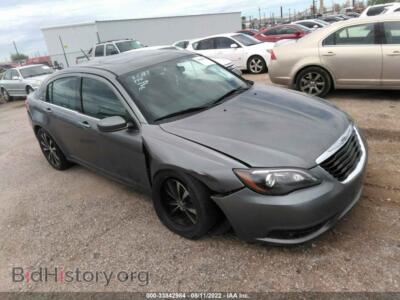 2013 Chrysler 200 Touring, серый — VIN 1C3CCBBG1DN728501, IAAI