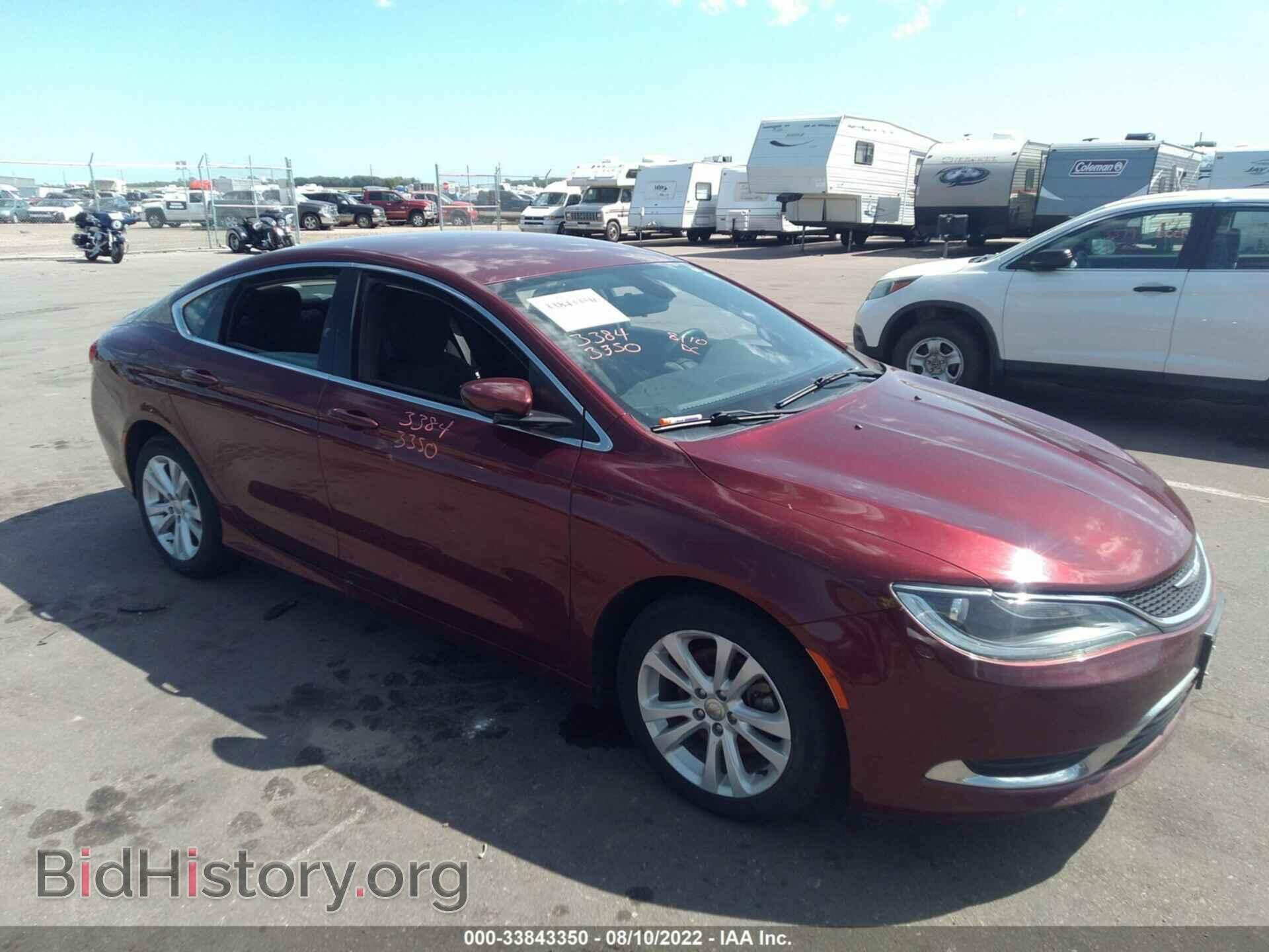 Фотография 1C3CCCAB0GN166056 - CHRYSLER 200 2016