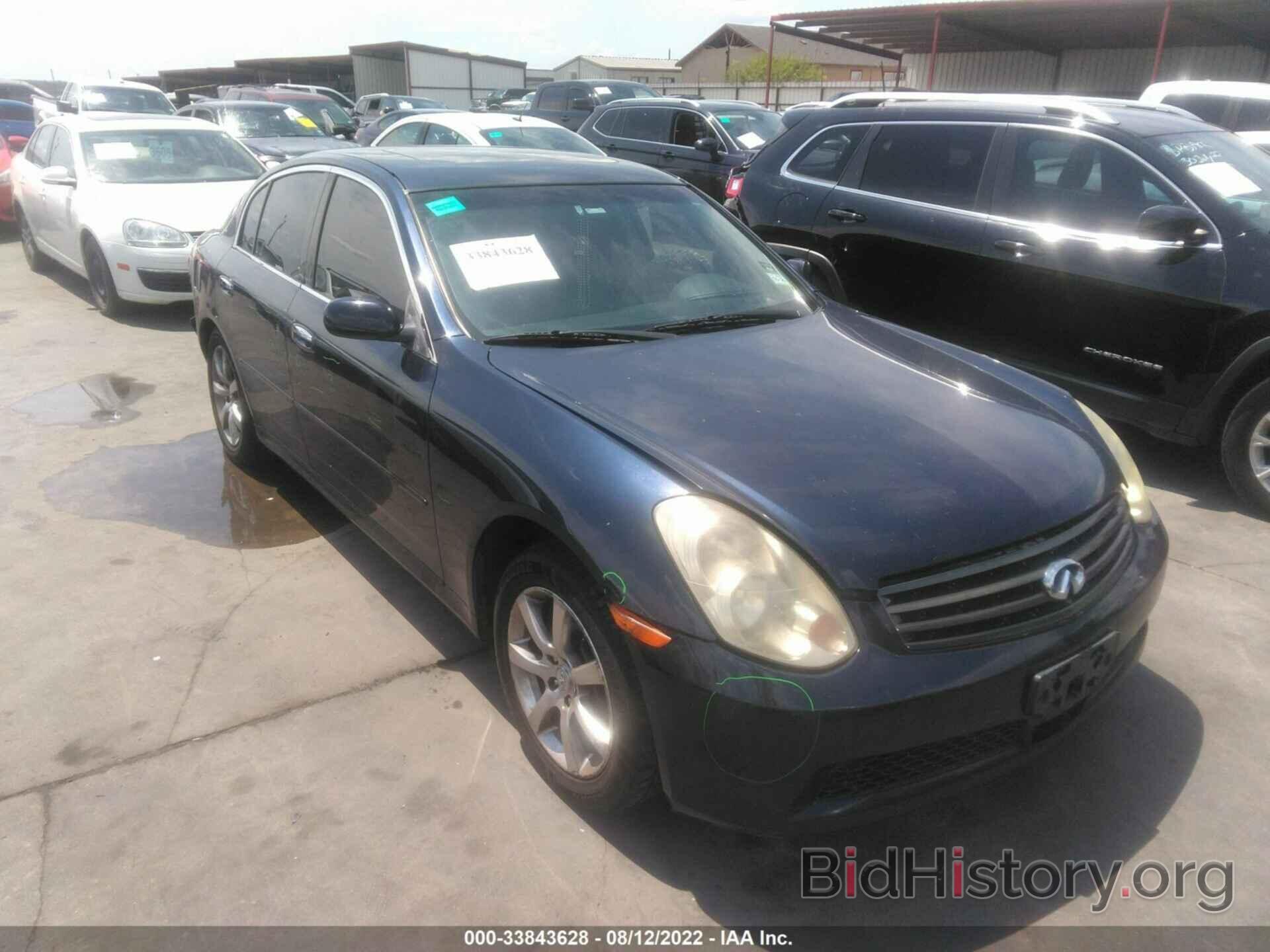 Photo JNKCV51F36M608528 - INFINITI G35 SEDAN 2006