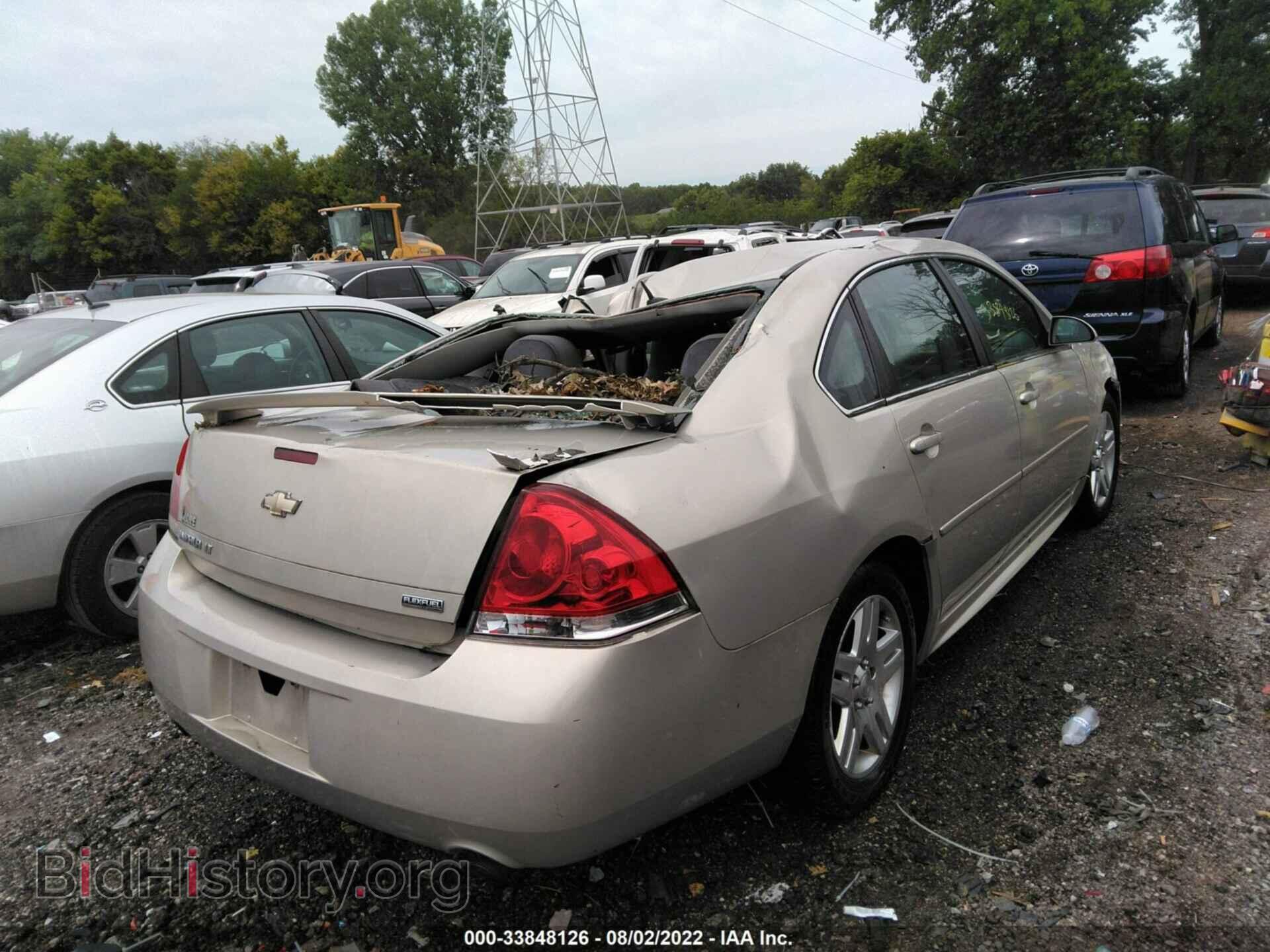 2012 CHEVROLET IMPALA - VIN: 2G1WB5E39C1137220 - Фото 4