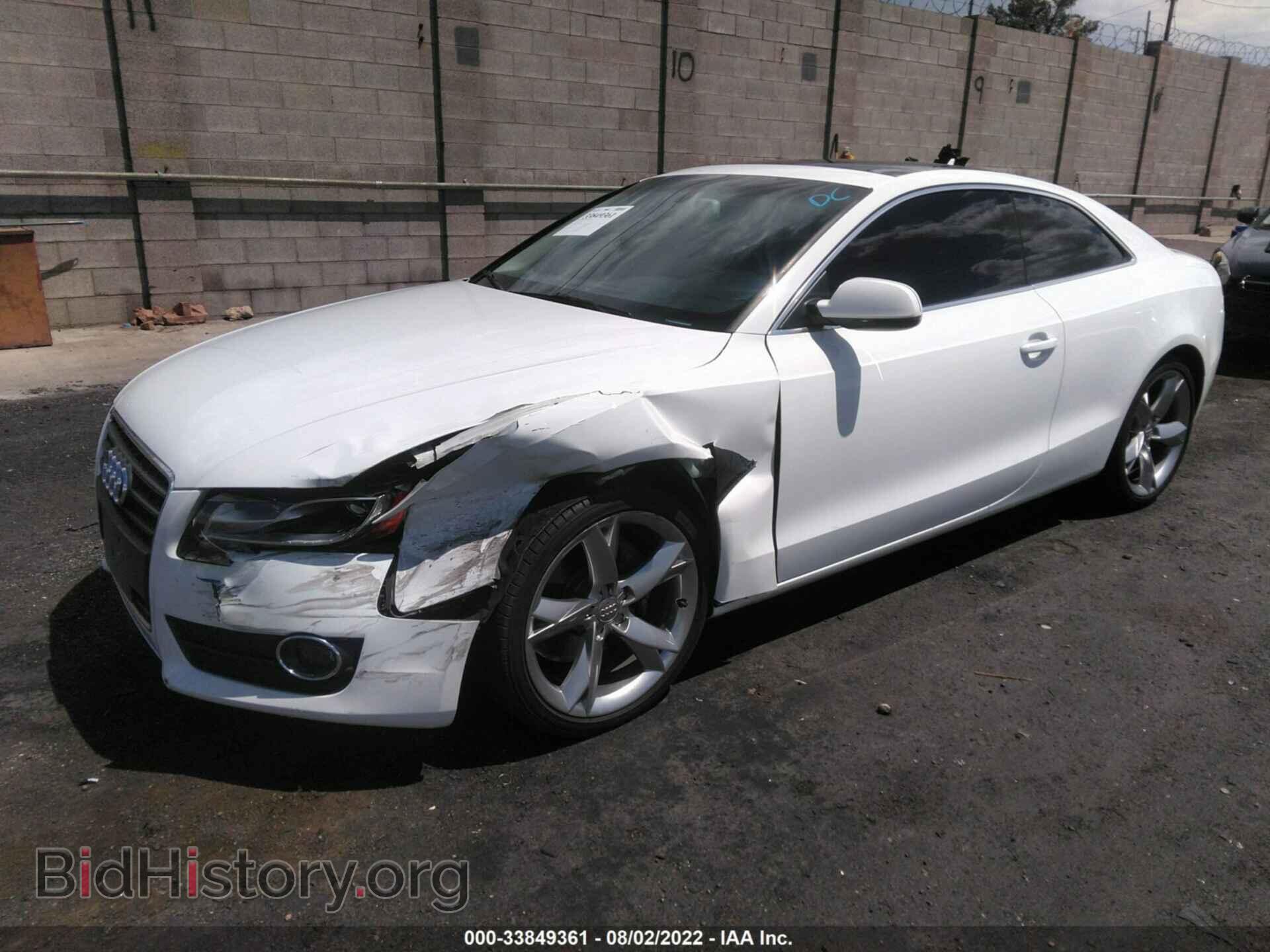 2012 AUDI A5 - VIN: WAULFAFR7CA024444 - Photo 2