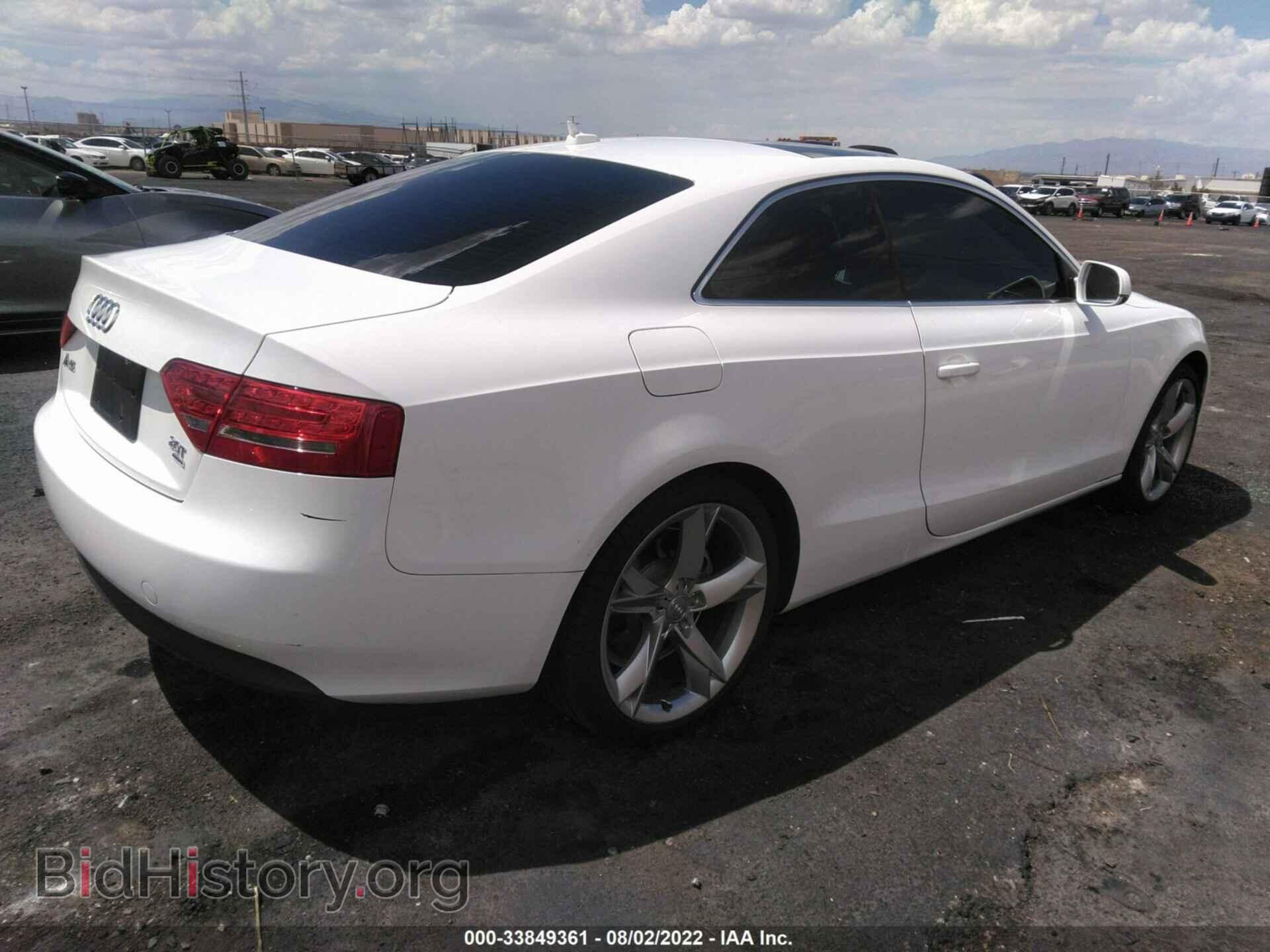 2012 AUDI A5 - VIN: WAULFAFR7CA024444 - Photo 4