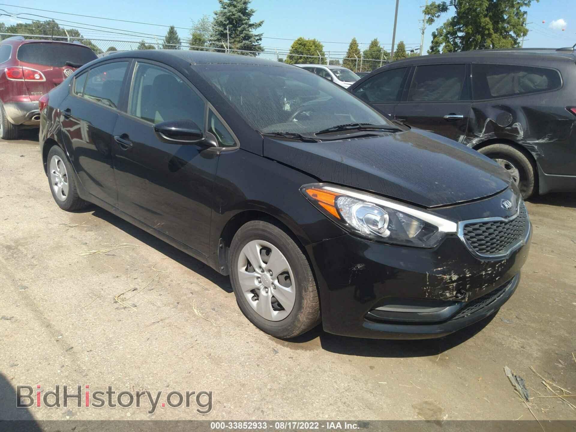 Photo KNAFK4A60G5537721 - KIA FORTE 2016