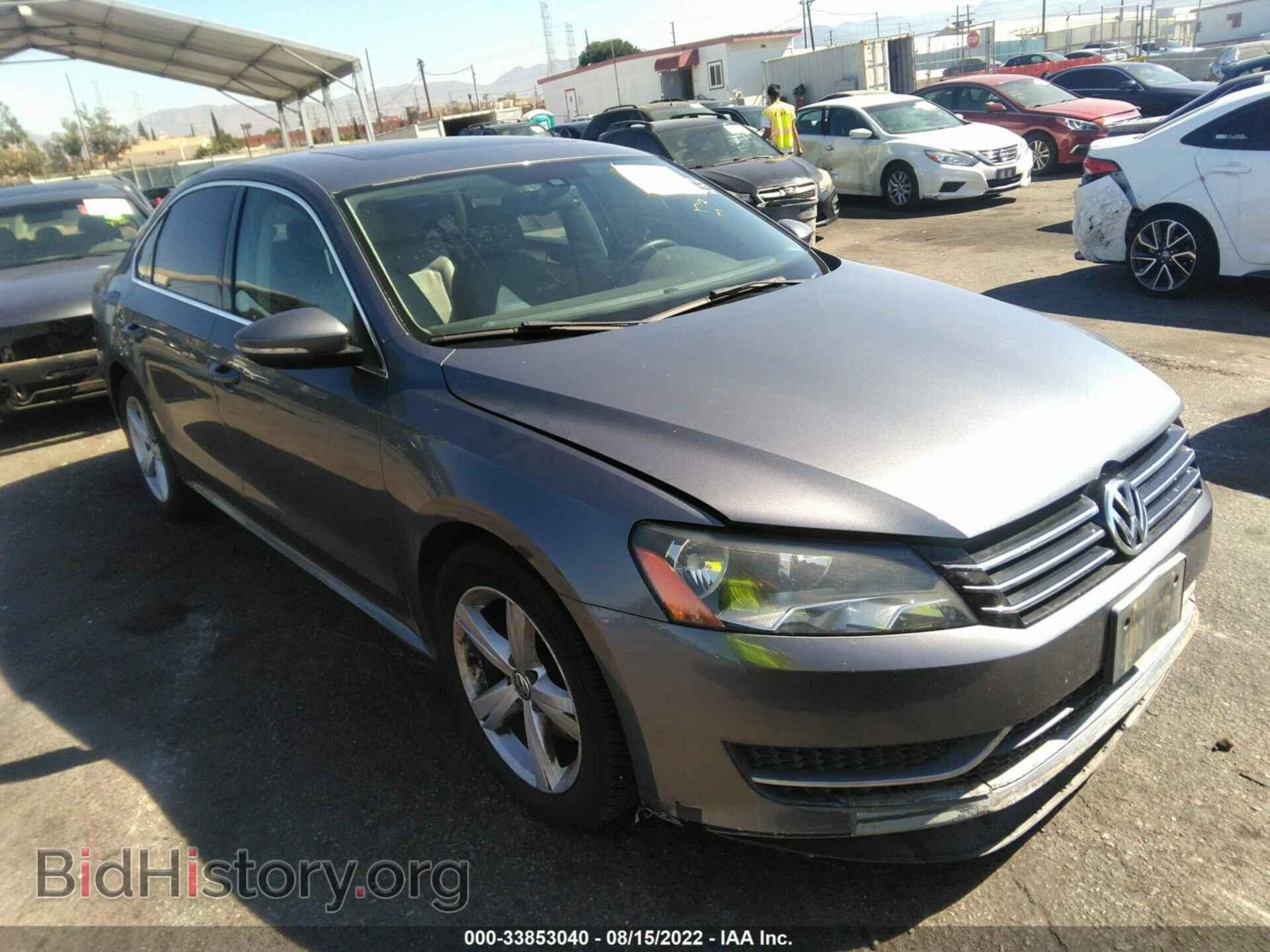 Photo 1VWBP7A35CC035493 - VOLKSWAGEN PASSAT 2012