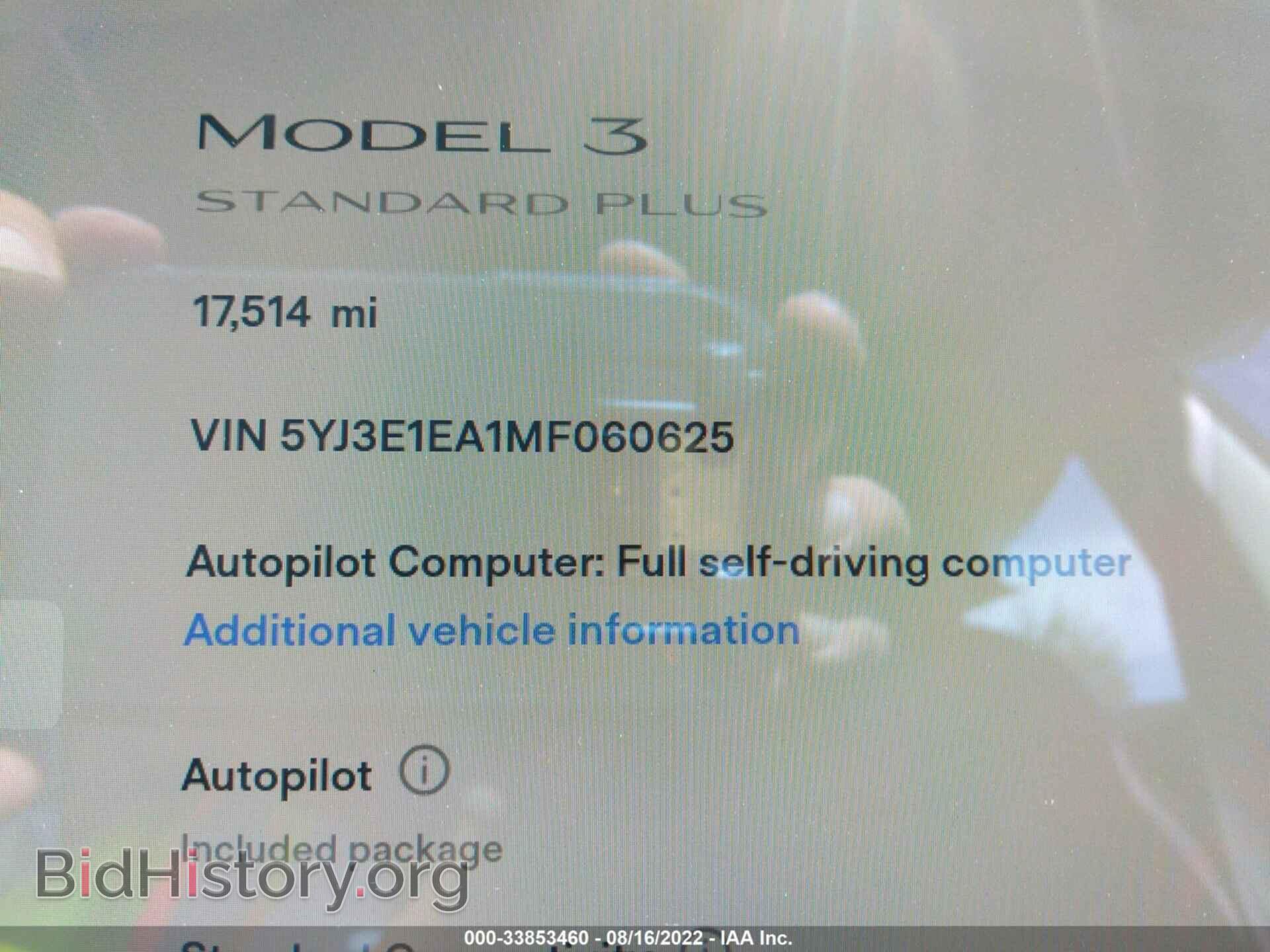 2021 TESLA MODEL 3 - VIN: 5YJ3E1EA1MF060625 - Photo 7