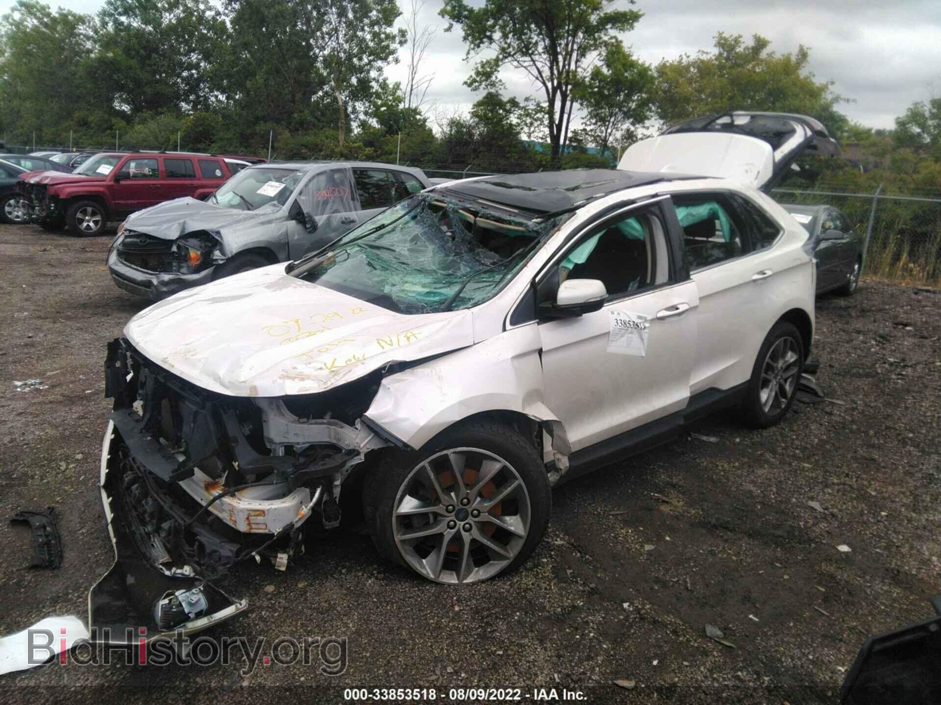 2015 FORD EDGE - VIN: 2FMTK4K84FBC10301 - Photo 2