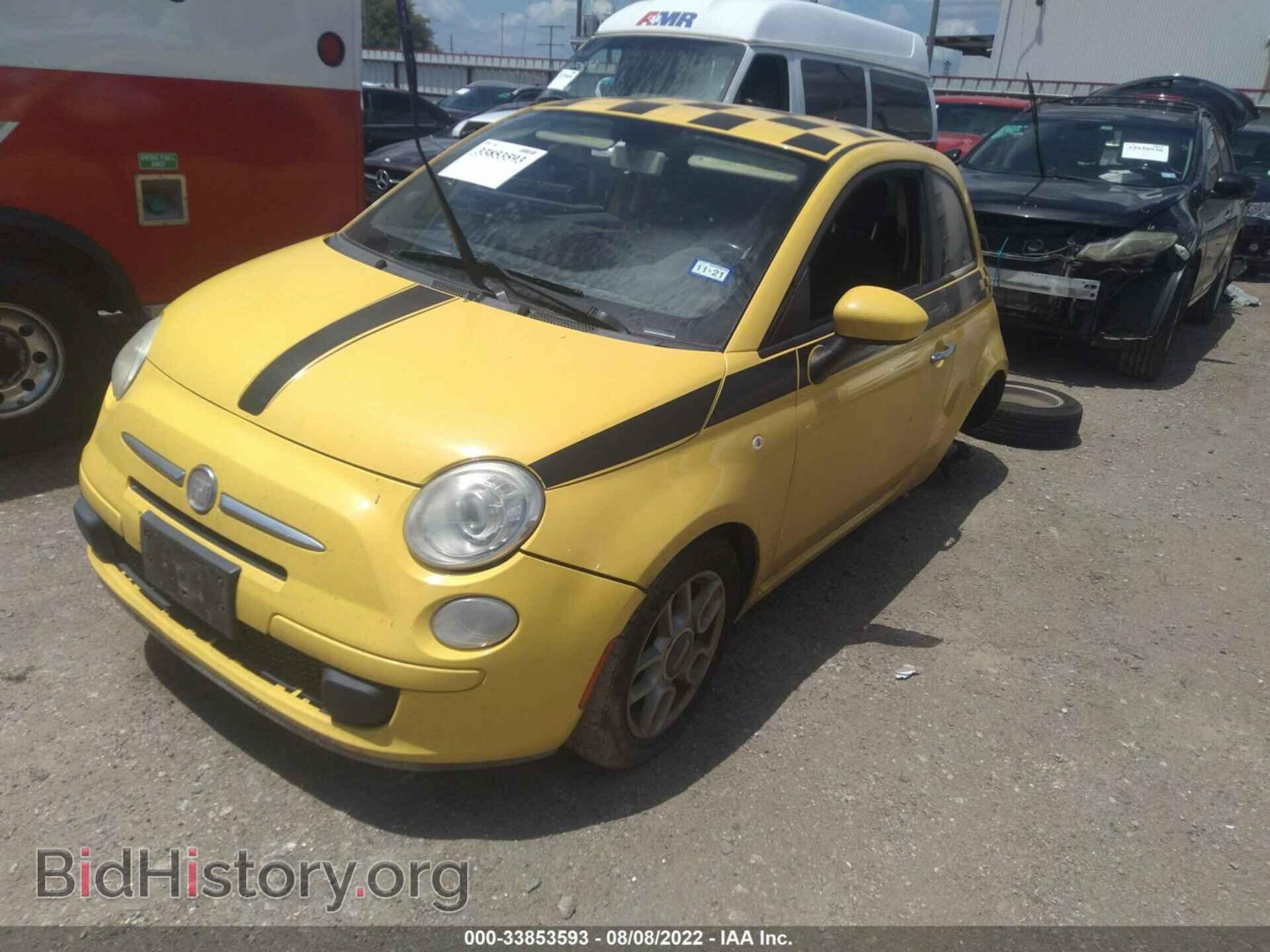 2013 FIAT 500 - VIN: 3C3CFFARXDT548385 - Photo 2