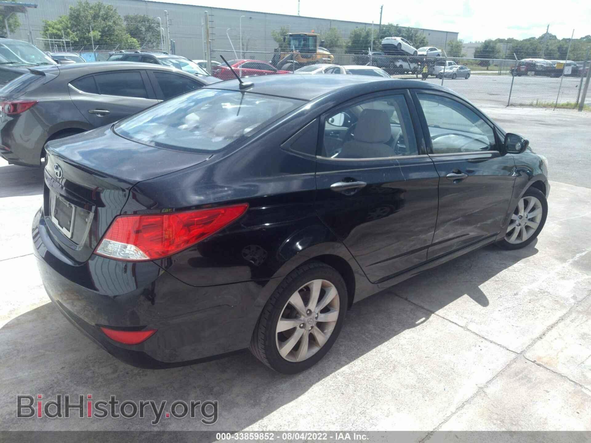 2012 HYUNDAI ACCENT - VIN: KMHCU4AE0CU225997 - Фото 4