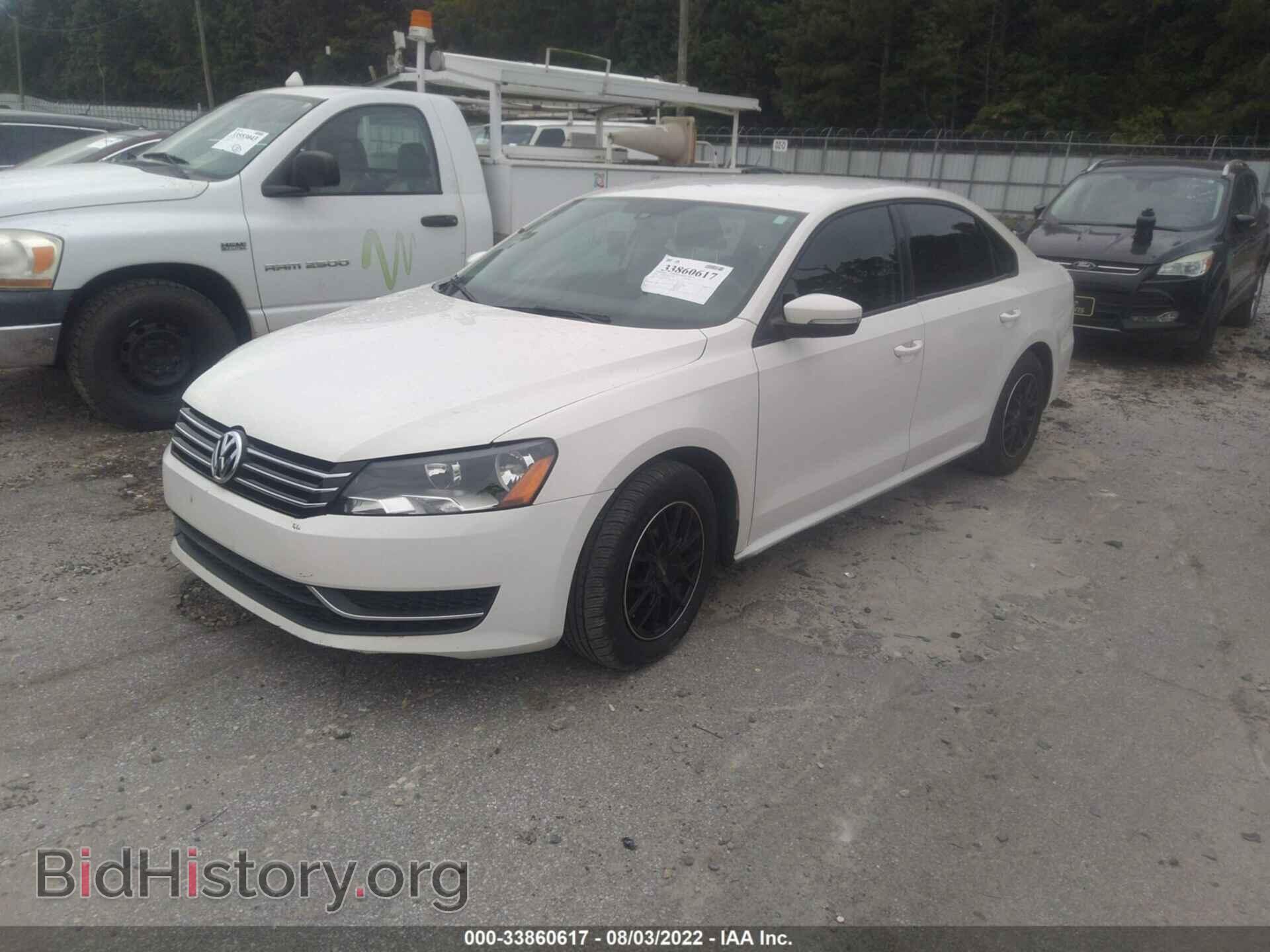 2014 VOLKSWAGEN PASSAT - VIN: 1VWAS7A38EC027711 - Фото 2