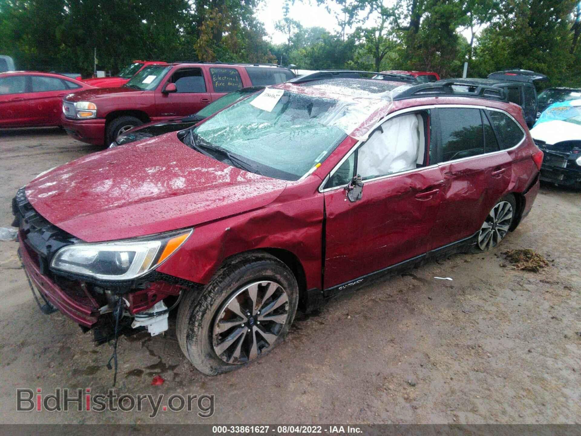 2015 SUBARU OUTBACK - VIN: 4S4BSBLCXF3221807 - Фото 2