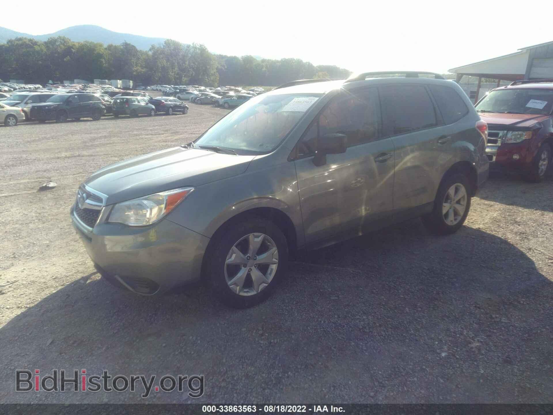 2014 SUBARU FORESTER - VIN: JF2SJAEC4EH536295 - Фото 2