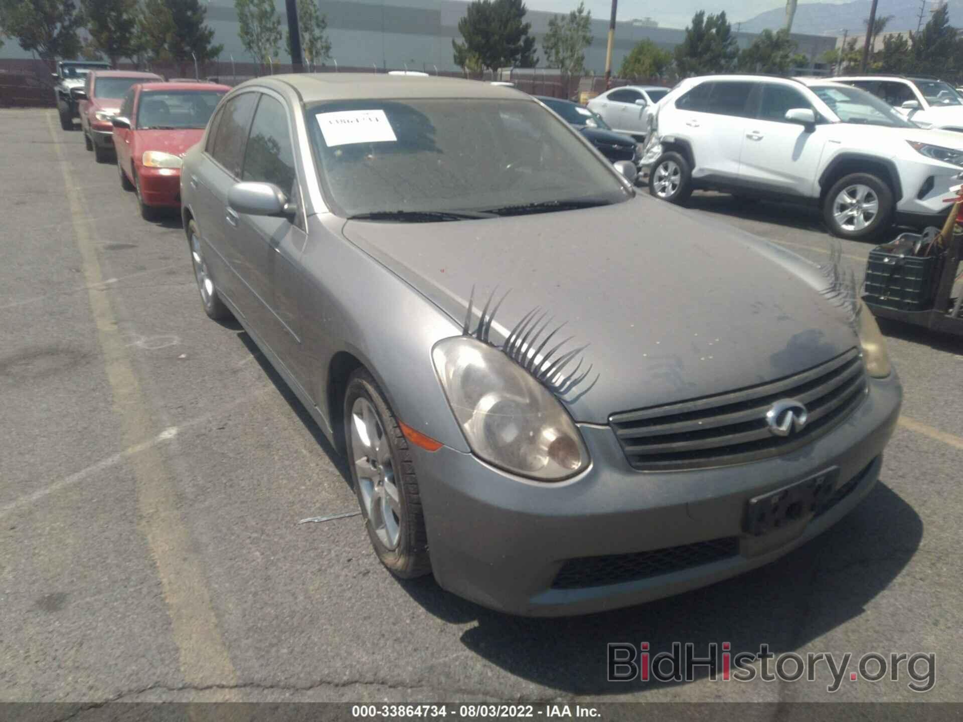 Photo JNKCV51E76M511551 - INFINITI G35 SEDAN 2006